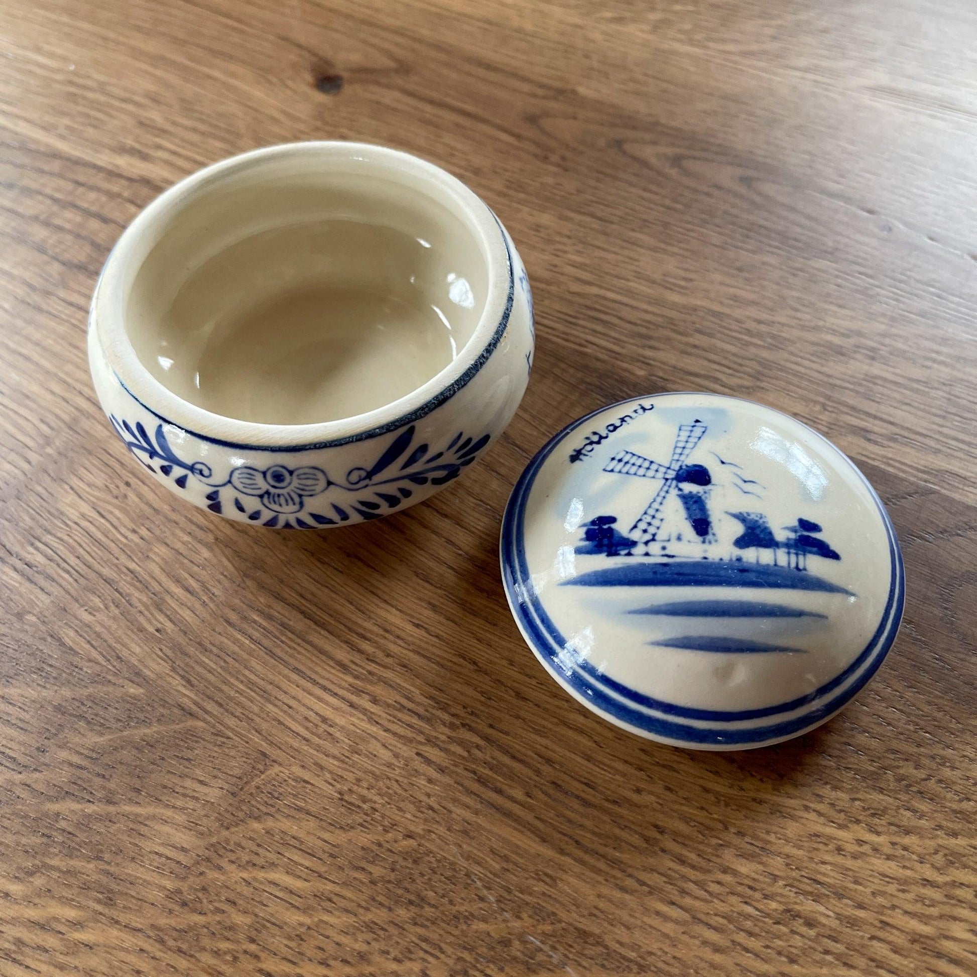 Potje met deksel Delfts Blauw - Bamestra Curiosa