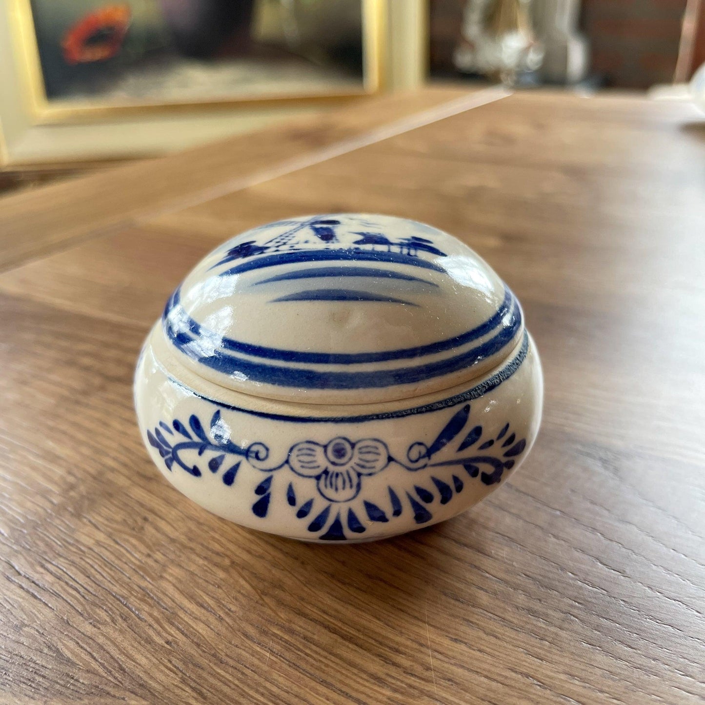 Potje met deksel Delfts Blauw - Bamestra Curiosa