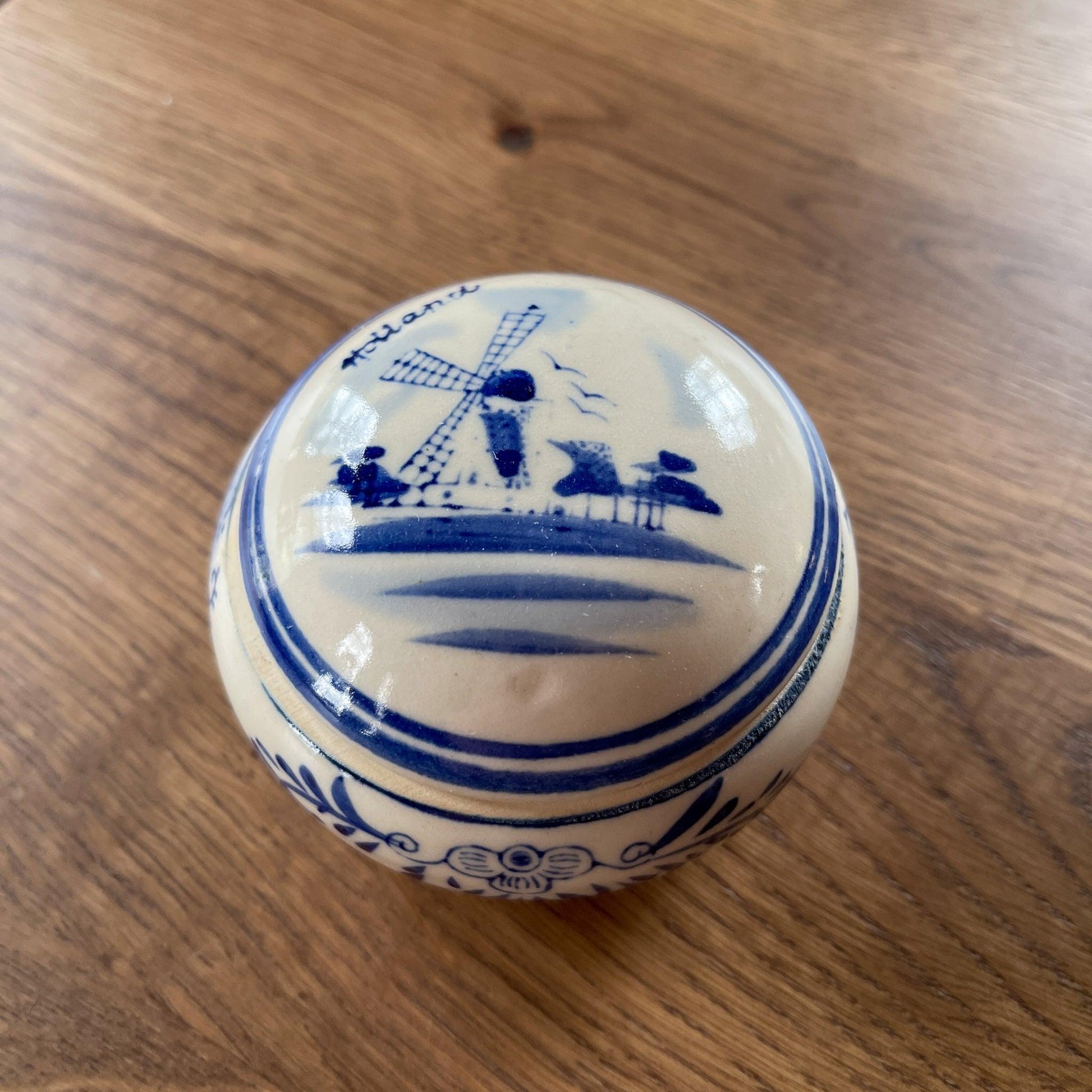 Potje met deksel Delfts Blauw - Bamestra Curiosa