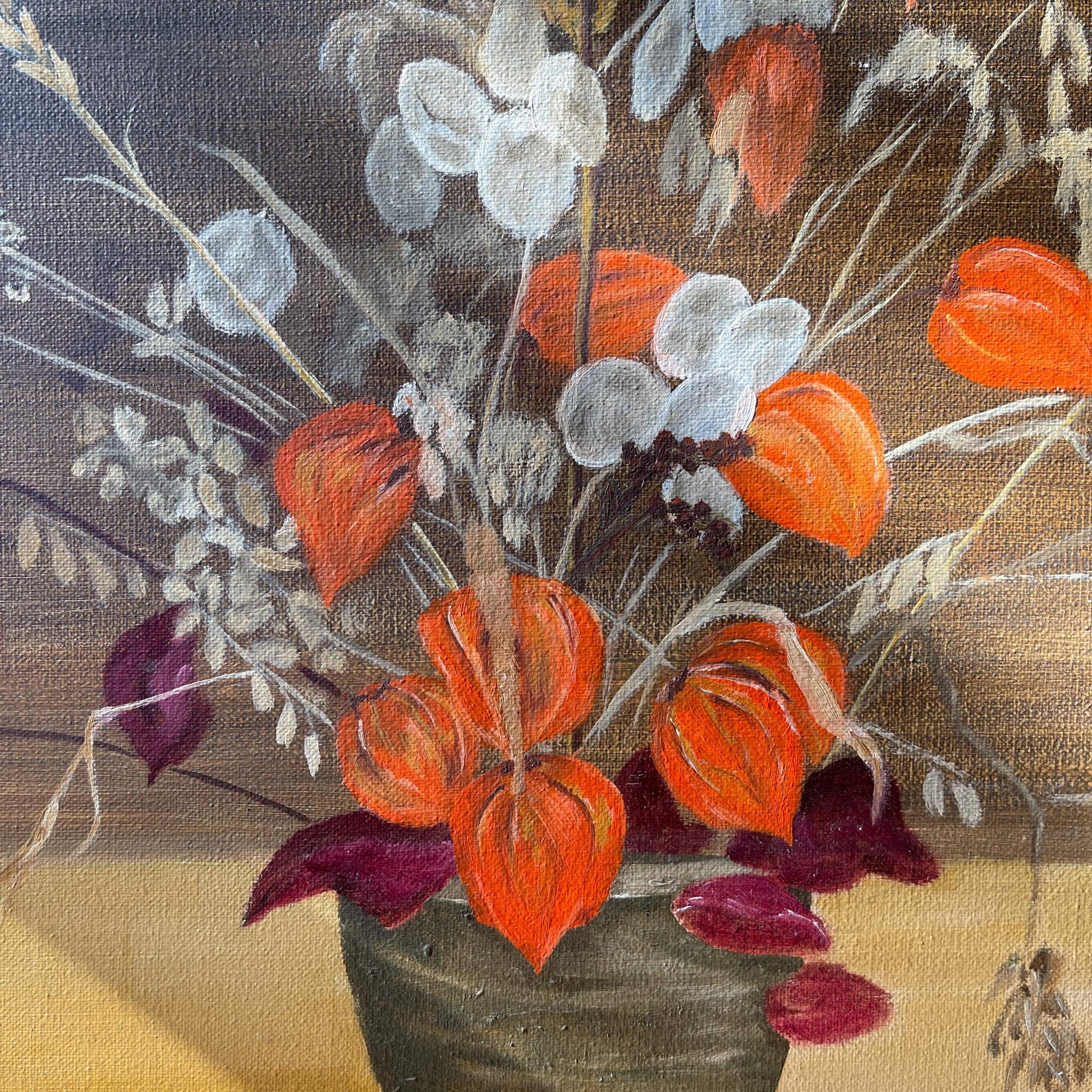 Stilleven bloemen olieverf - Bamestra Curiosa