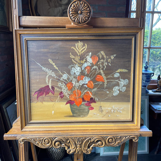 Stilleven bloemen olieverf - Bamestra Curiosa