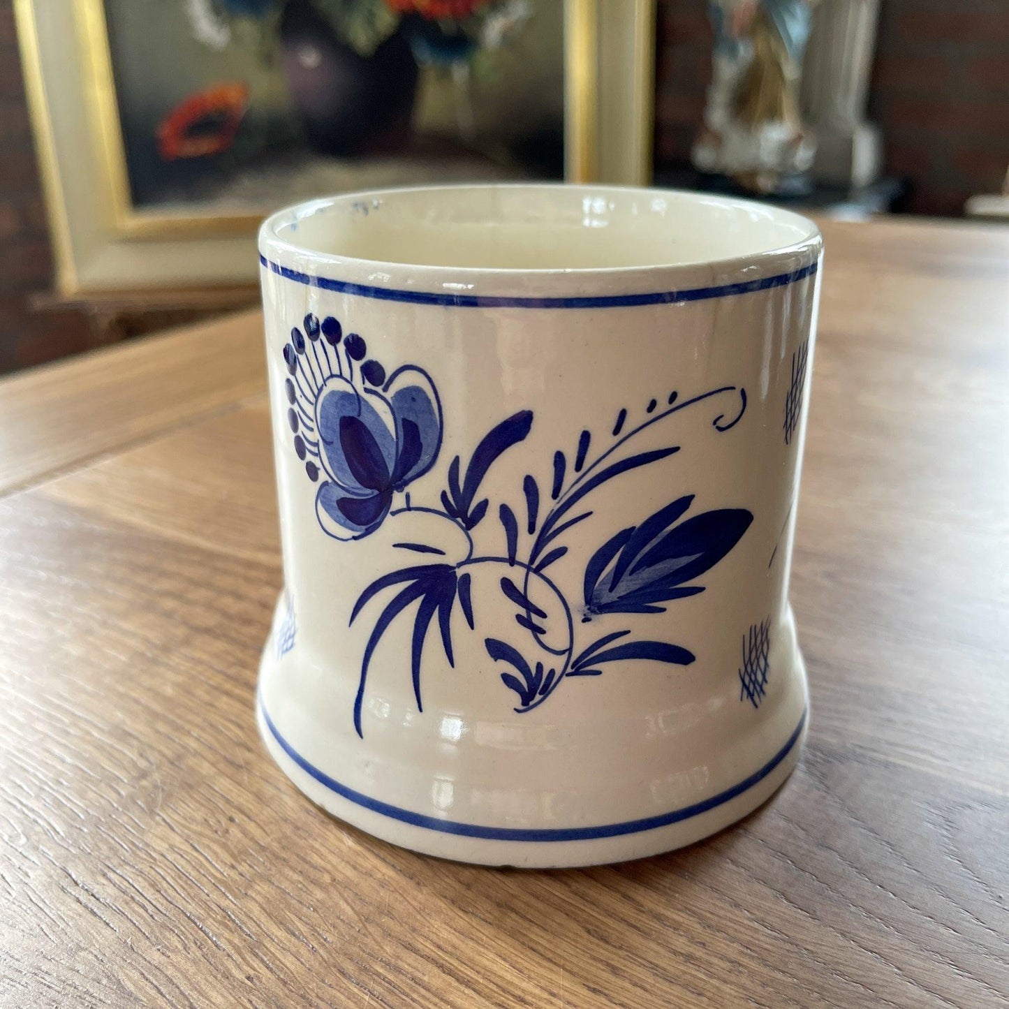 Twee Delfts Blauwe potjes - Bamestra Curiosa