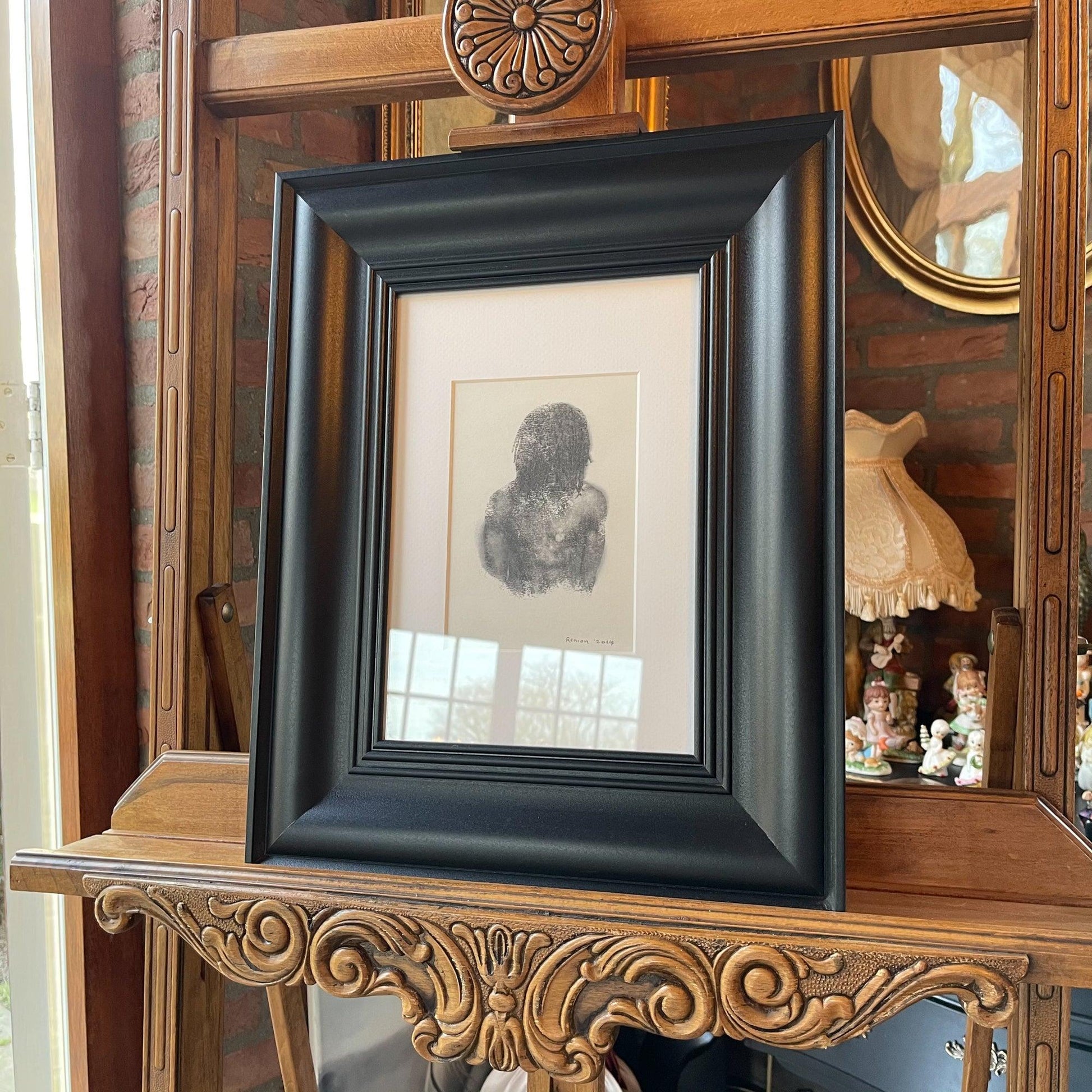 Twee ingelijste thinnerdrukken - Bamestra Curiosa