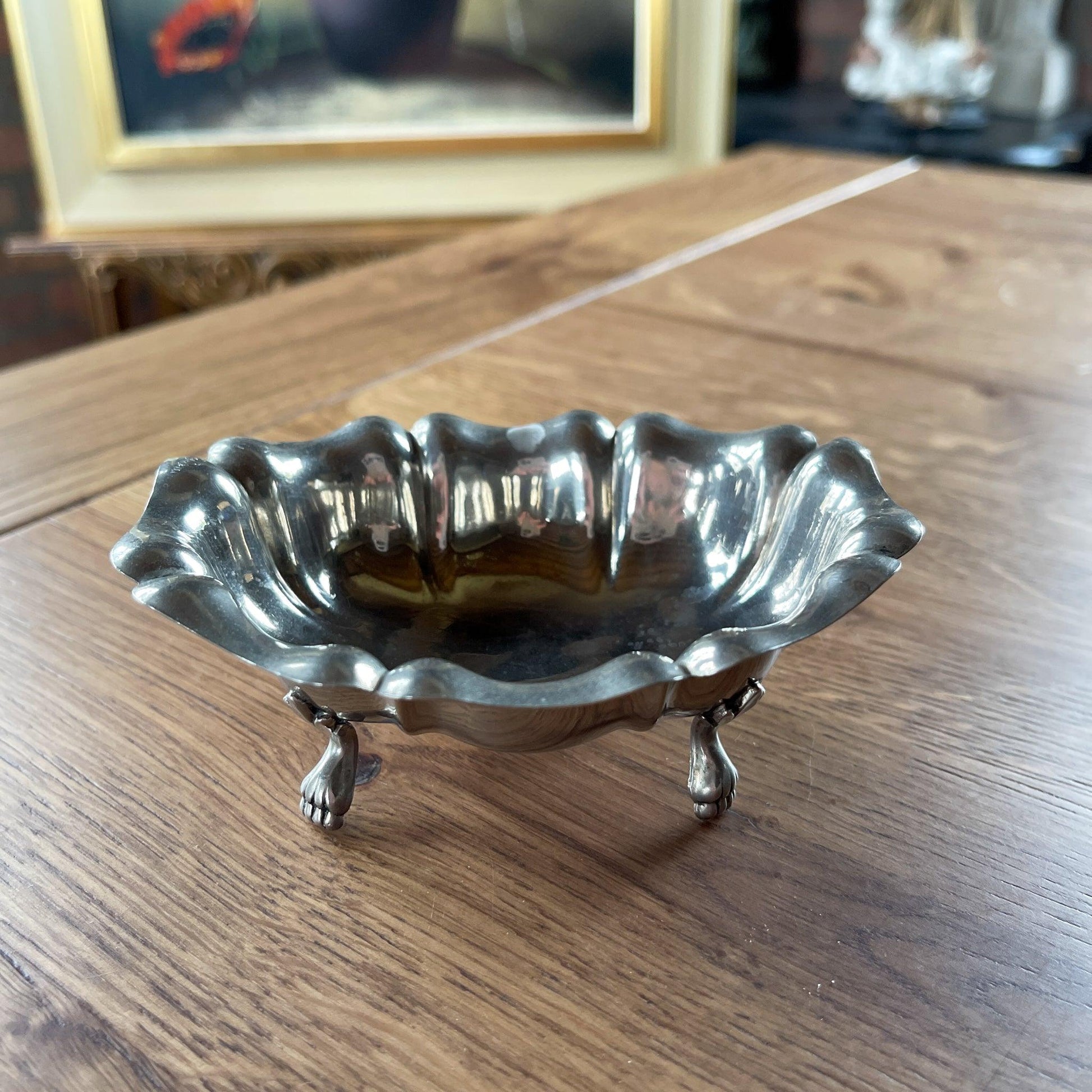 Verzilverd Chippendale schaaltje - Bamestra Curiosa