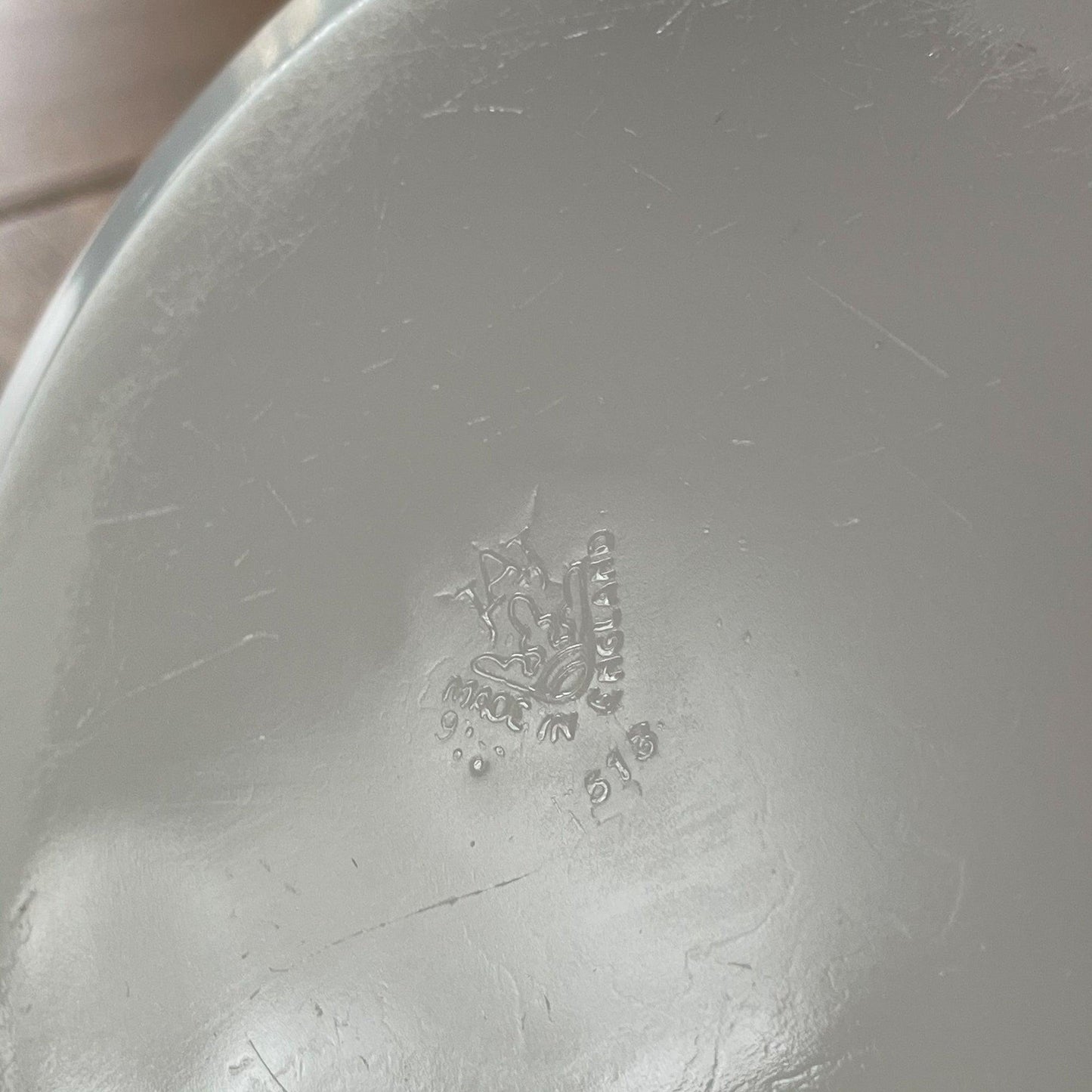 Vintage schaal van glas - Bamestra Curiosa