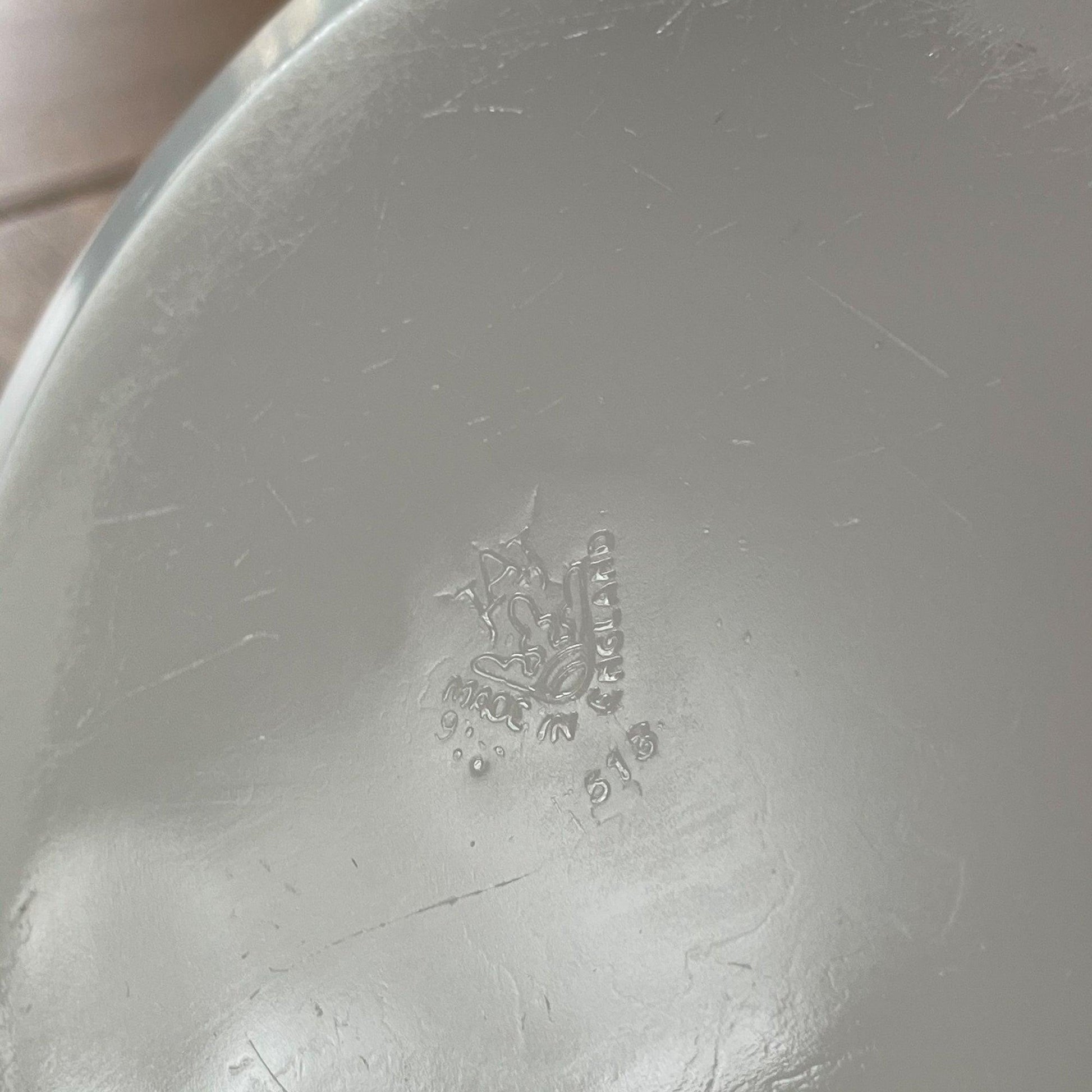 Vintage schaal van glas - Bamestra Curiosa