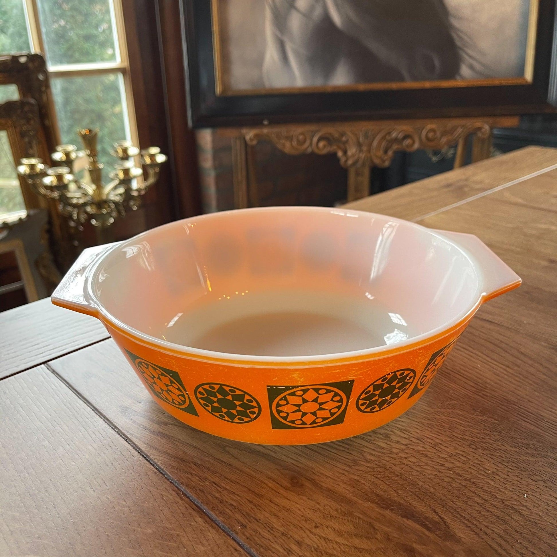 Vintage schaal van glas - Bamestra Curiosa