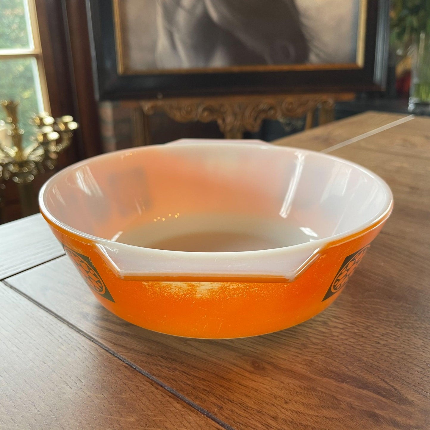 Vintage schaal van glas - Bamestra Curiosa