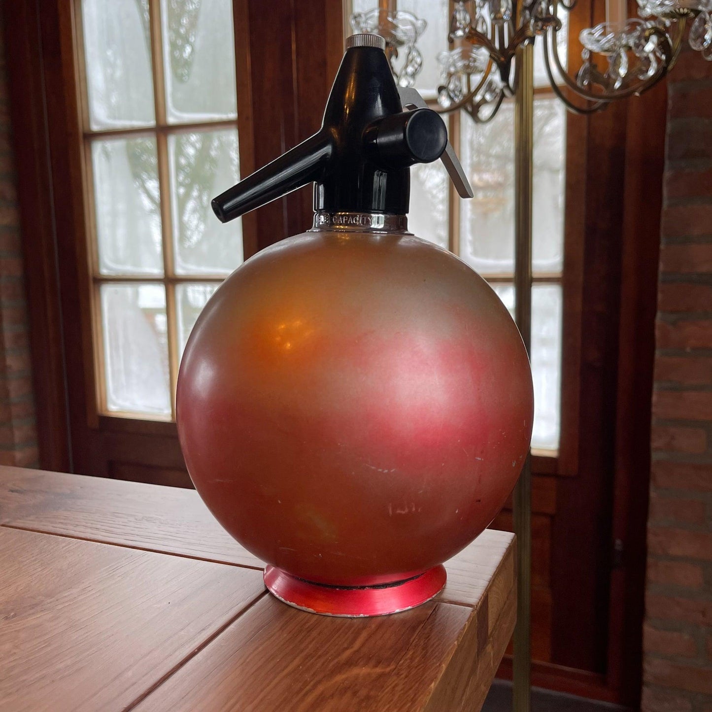 Vintage spuitwater fles - Bamestra Curiosa