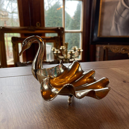 Zwaan schaaltje van messing - Bamestra Curiosa