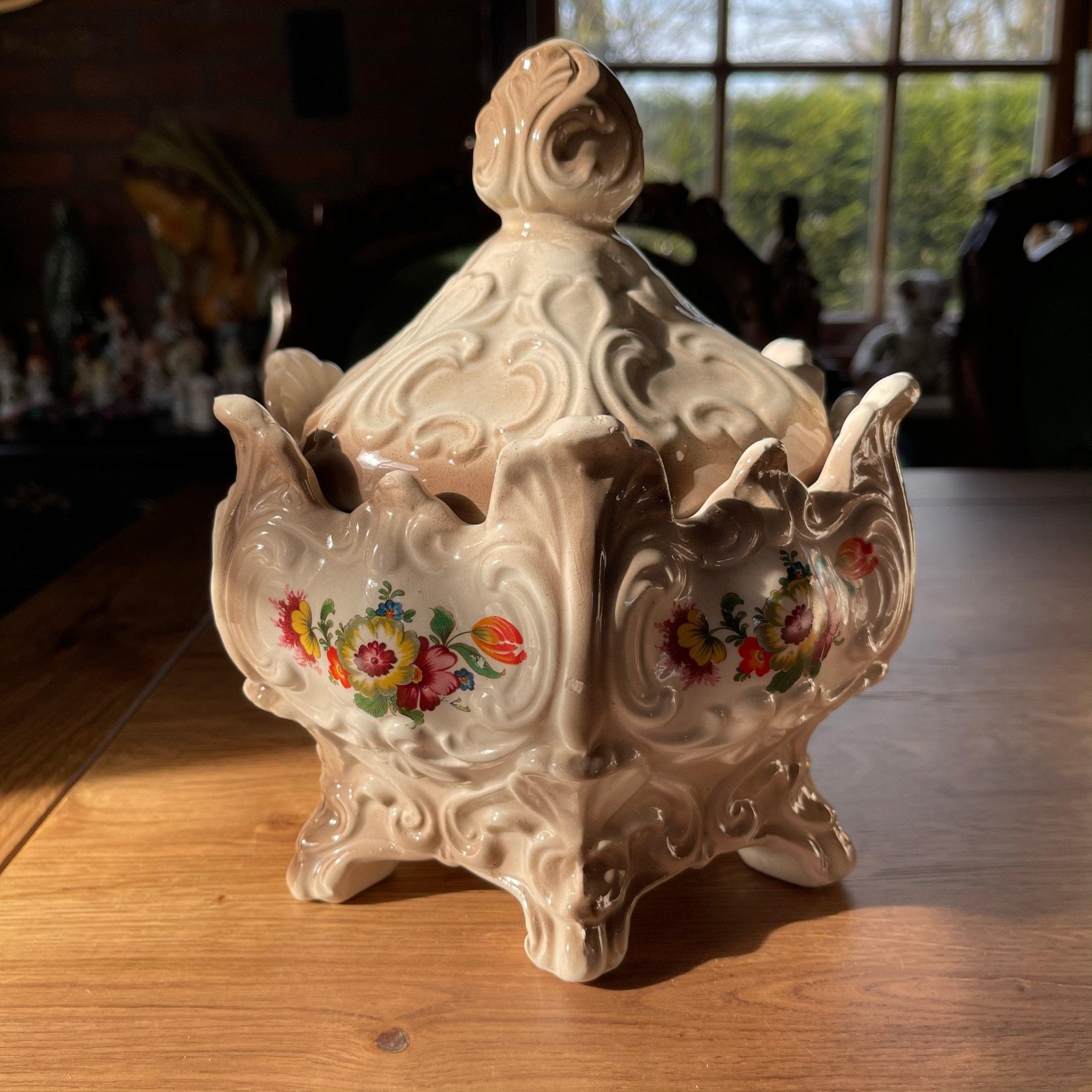 Aardewerk pot met deksel - The Collectionist