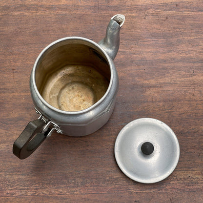 Aluminium thee / koffie pot - Bamestra Curiosa