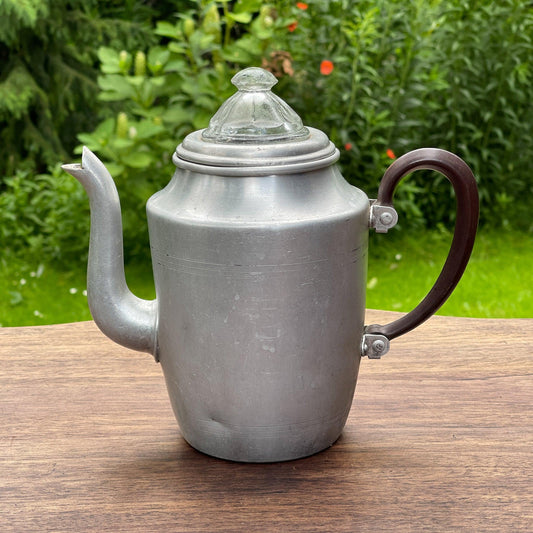 Aluminium thee / koffiepot - Bamestra Curiosa