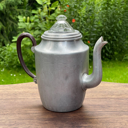 Aluminium thee / koffiepot - Bamestra Curiosa