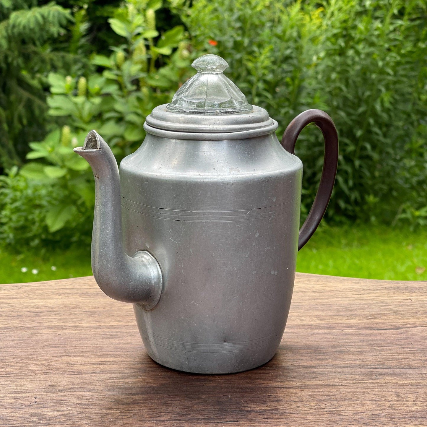 Aluminium thee / koffiepot - Bamestra Curiosa