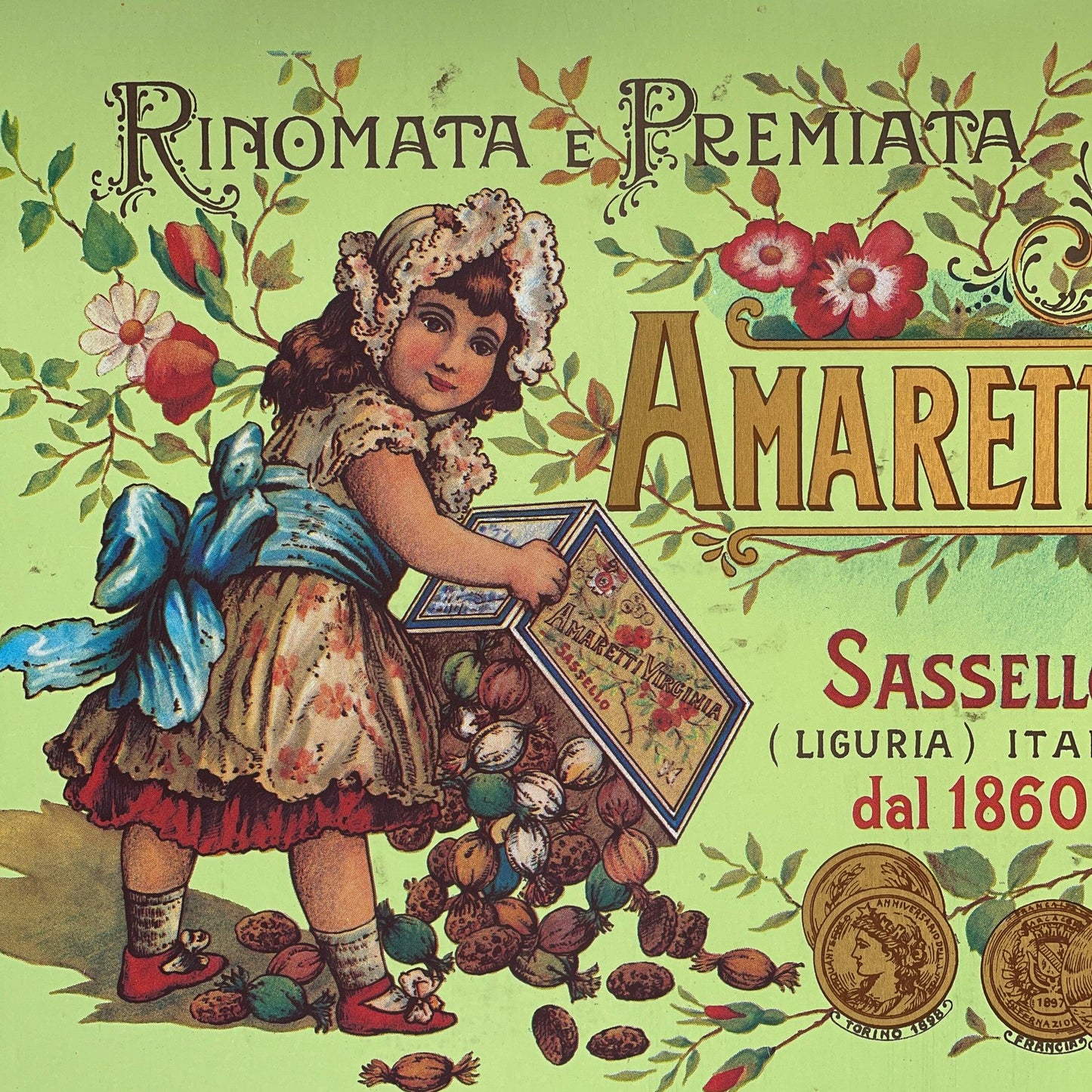 Amaretti Virginia Sassello koekblik - Bamestra Curiosa