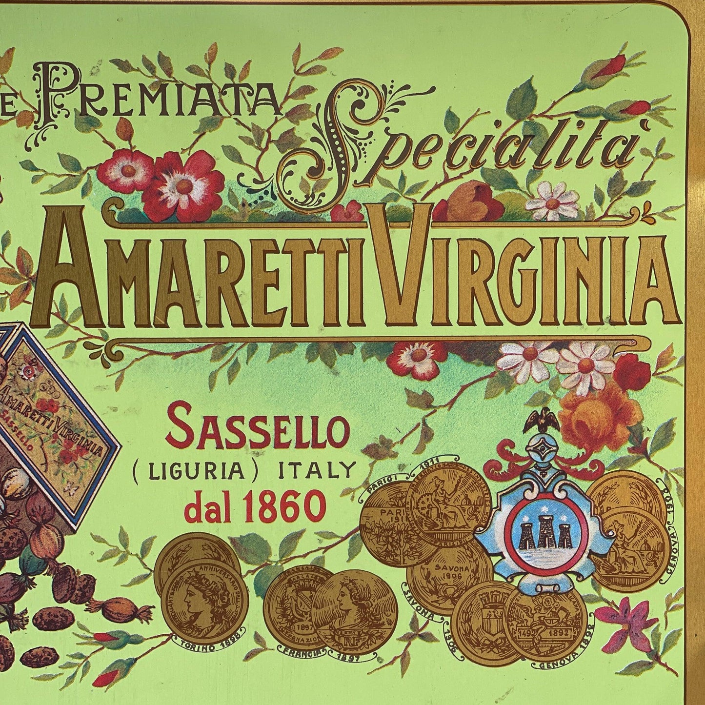 Amaretti Virginia Sassello koekblik - Bamestra Curiosa