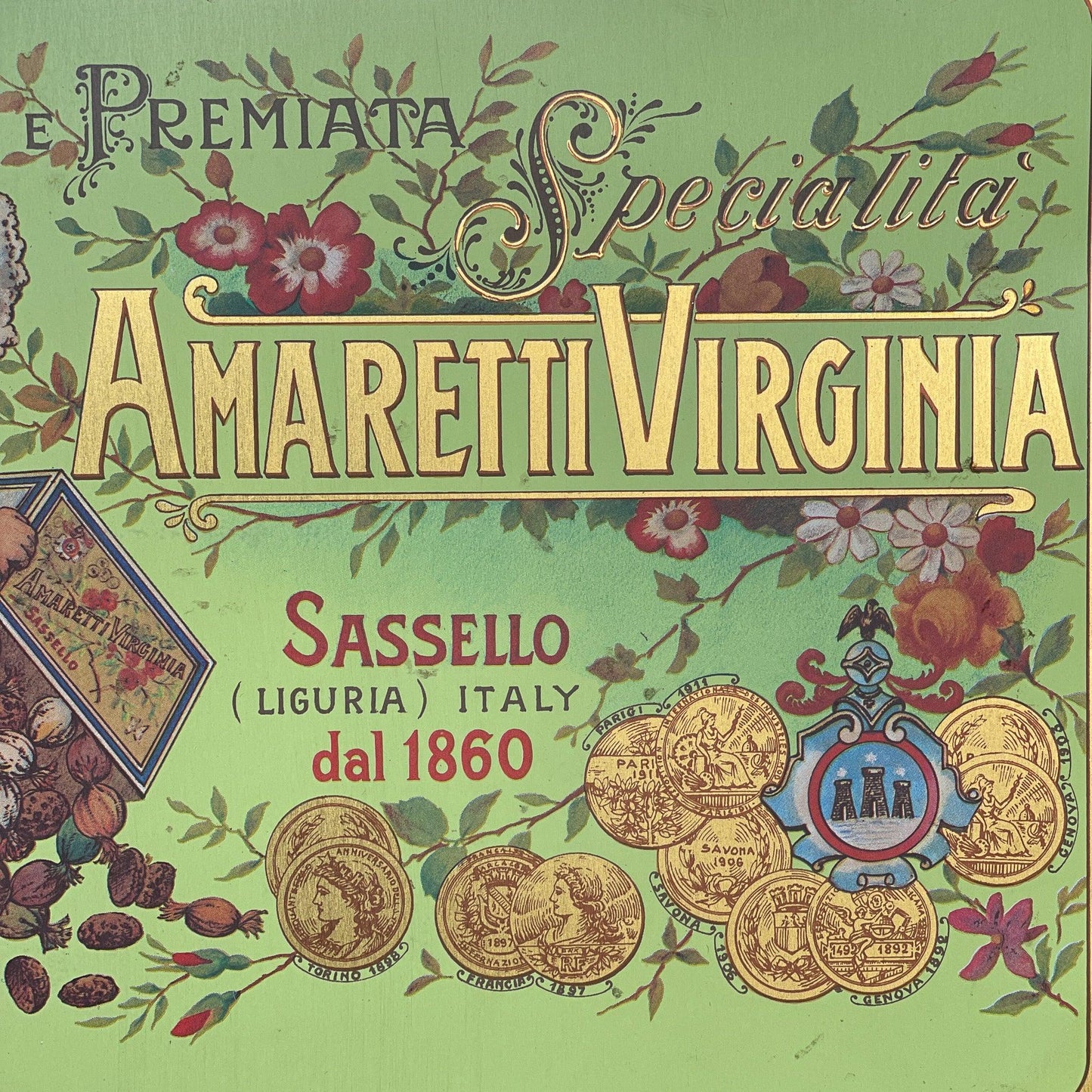 Amaretti Virginia Sassello koekblik - Bamestra Curiosa