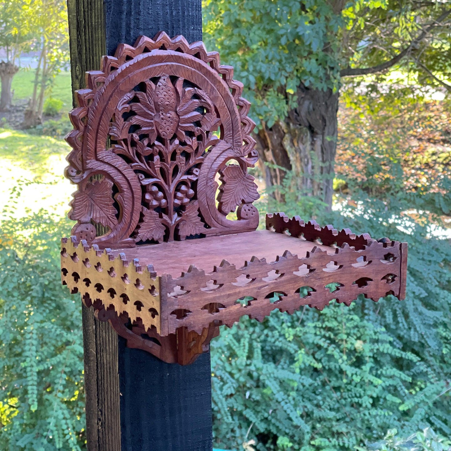 Antiek altaar houtsnijwerk - Bamestra Curiosa