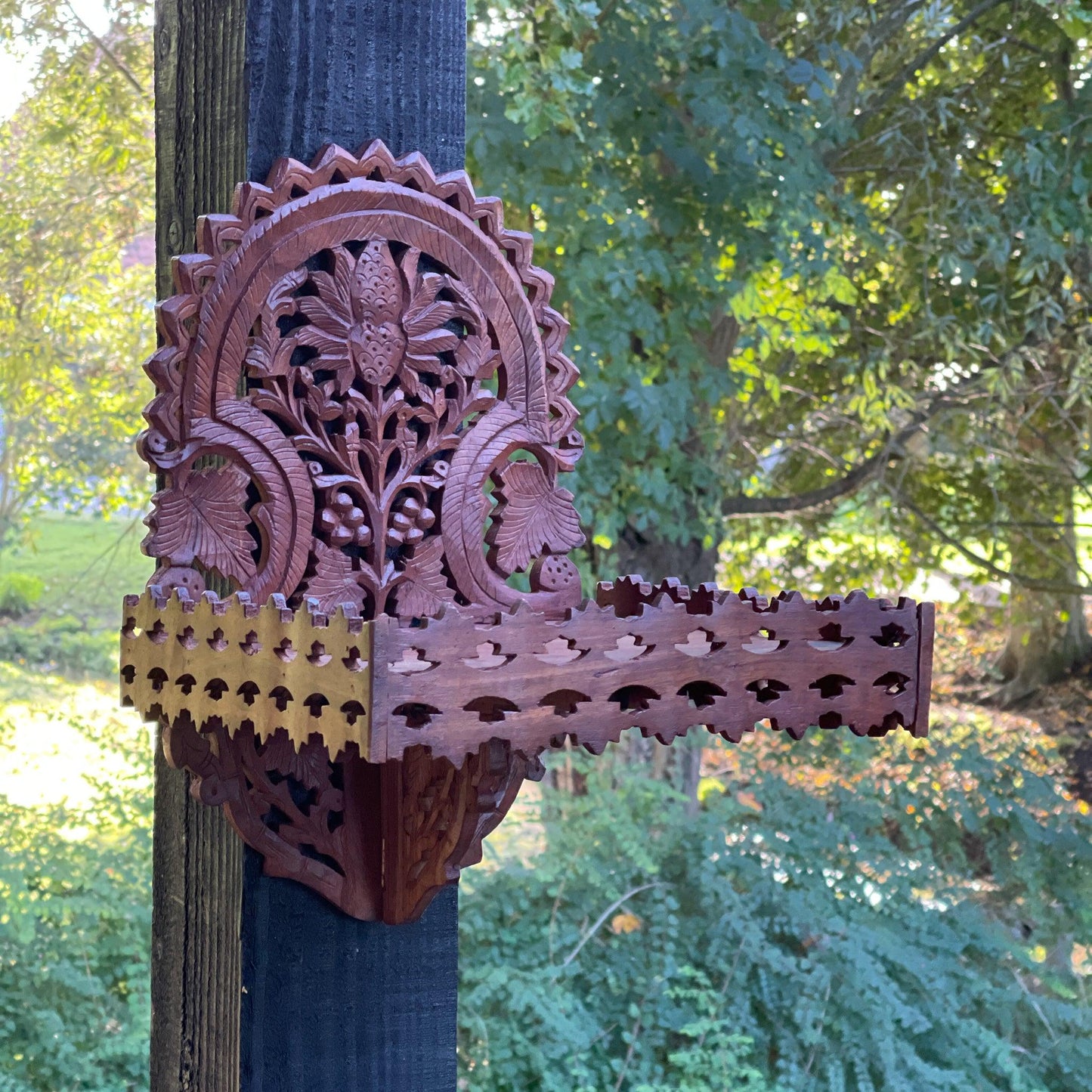 Antiek altaar houtsnijwerk - Bamestra Curiosa