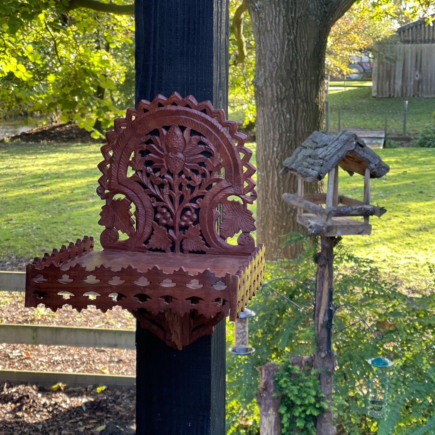 Antiek altaar houtsnijwerk - Bamestra Curiosa