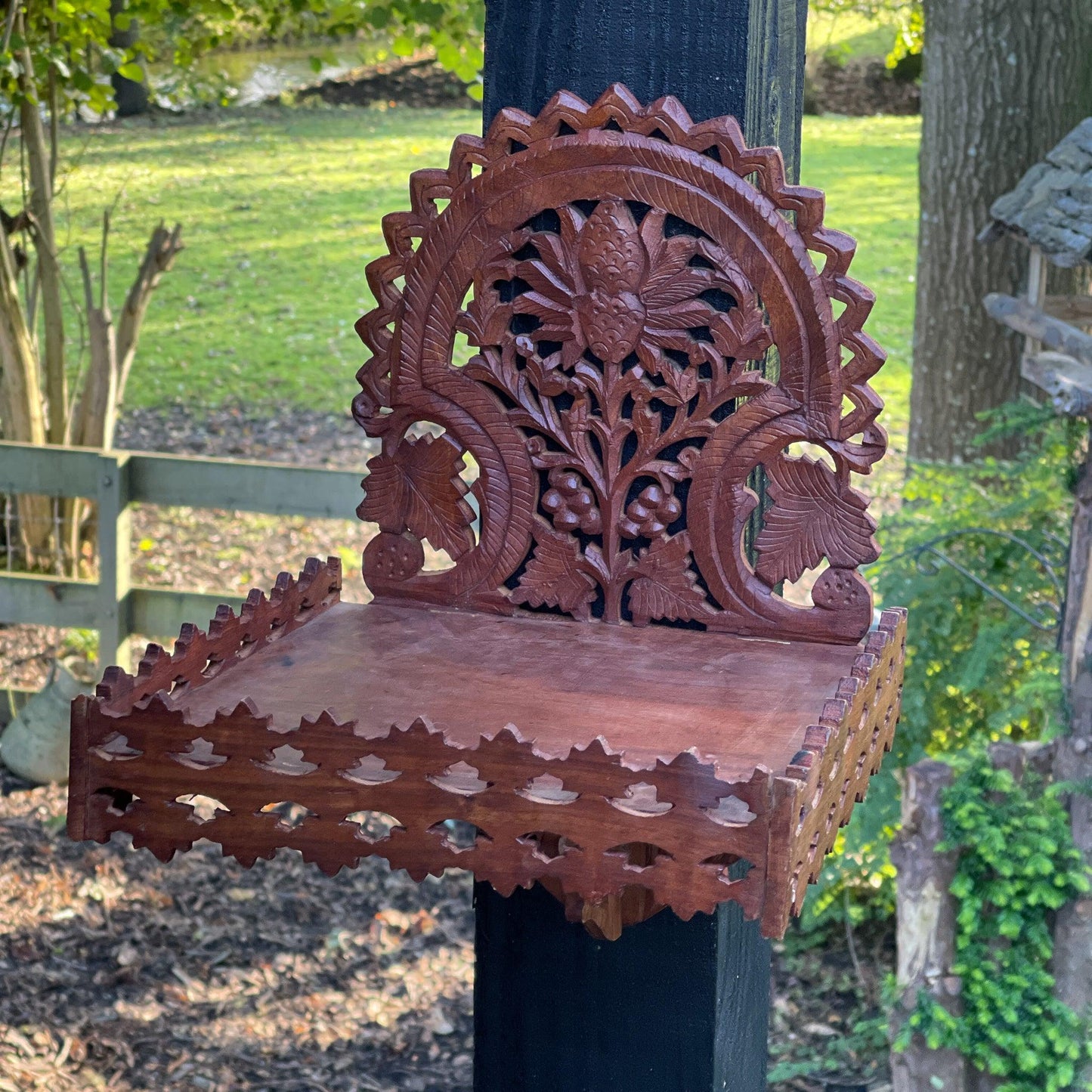 Antiek altaar houtsnijwerk - Bamestra Curiosa