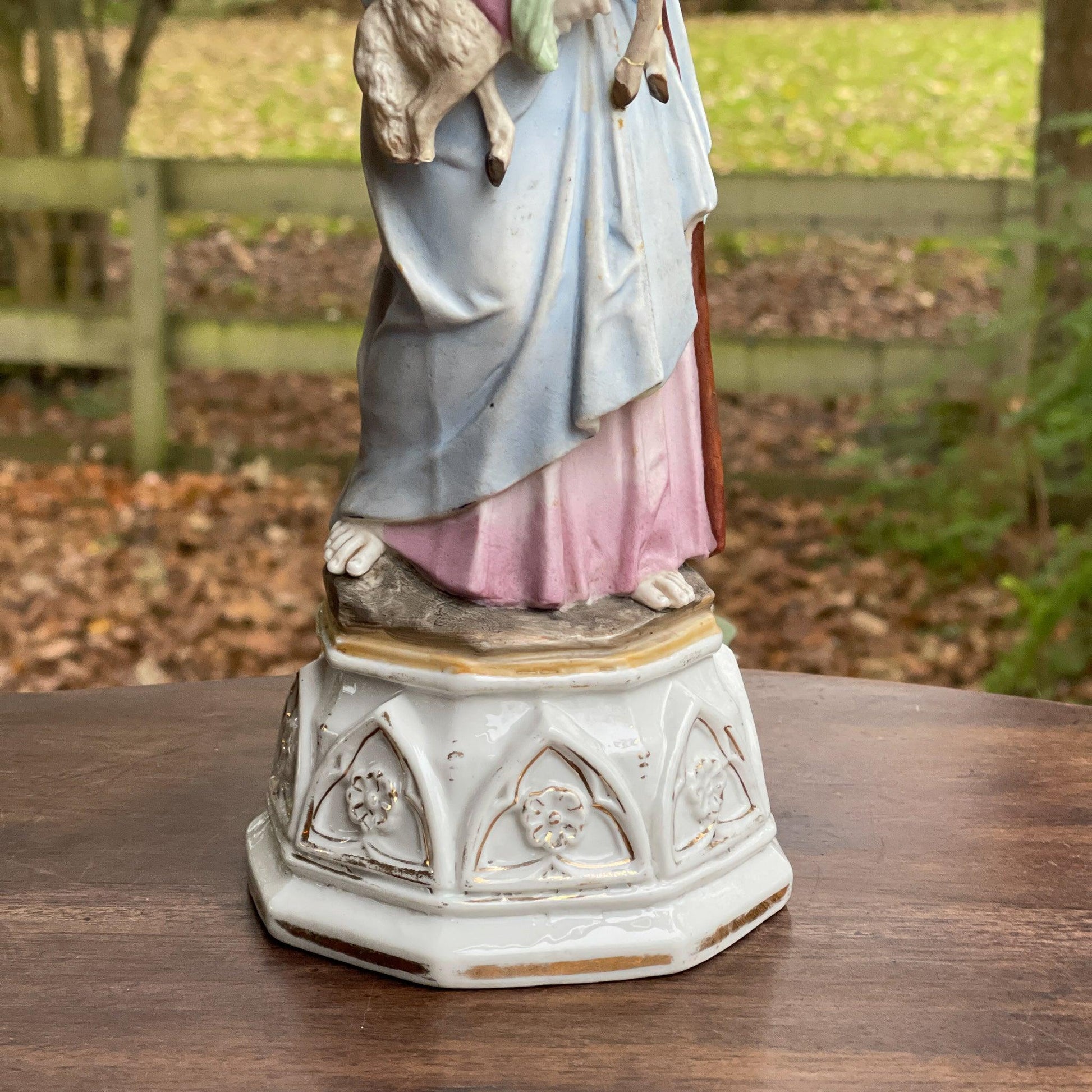 Antiek biscuit beeld Jezus - Bamestra Curiosa