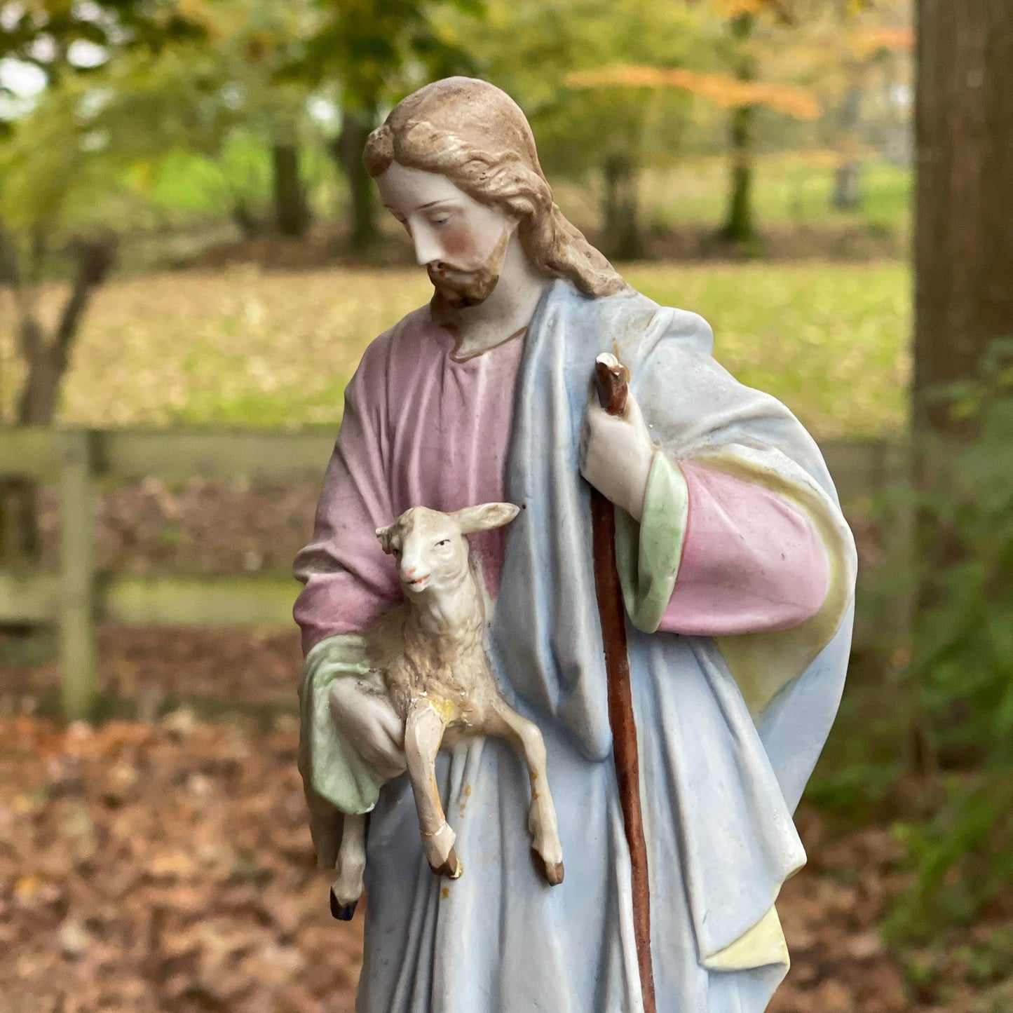 Antiek biscuit beeld Jezus - Bamestra Curiosa