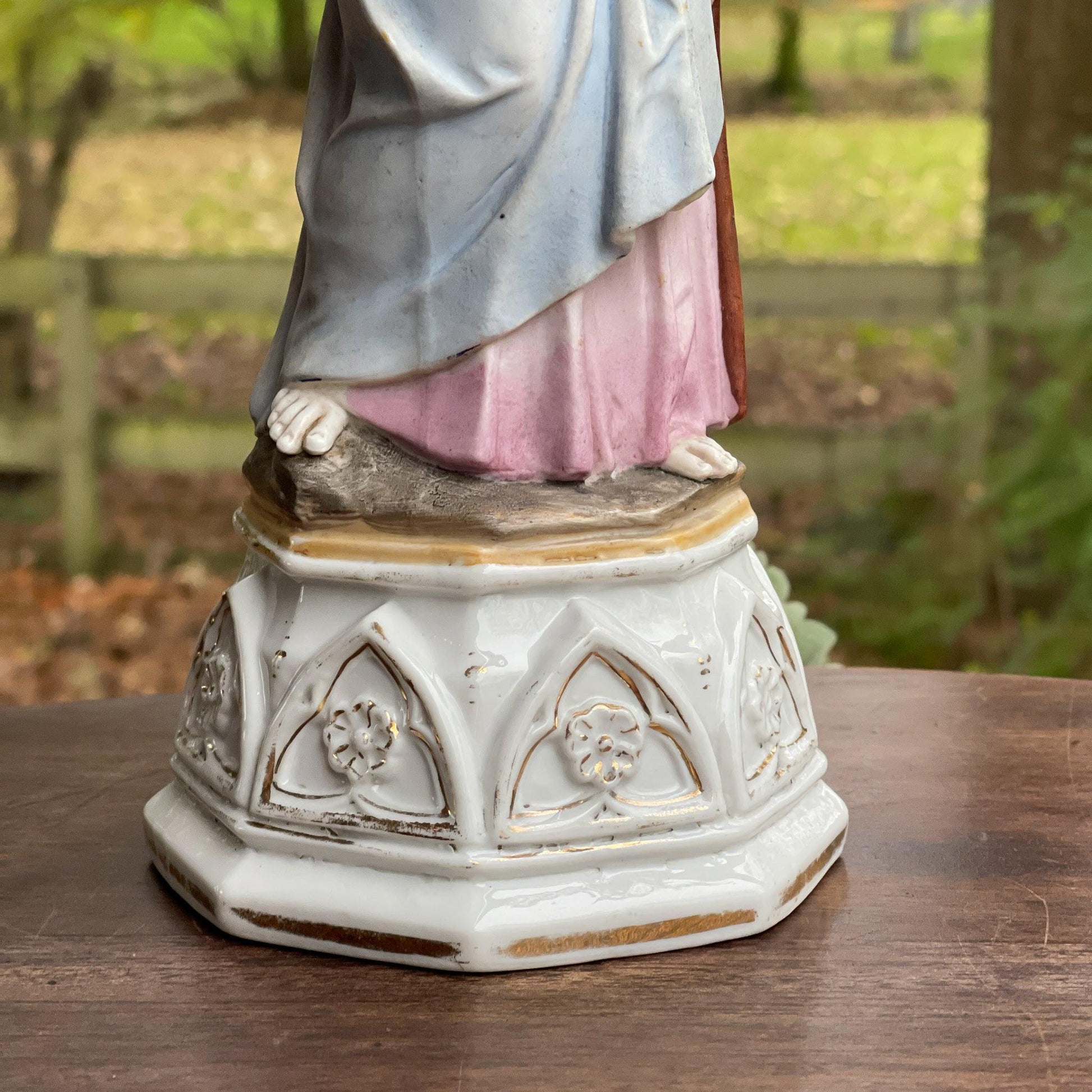 Antiek biscuit beeld Jezus - Bamestra Curiosa