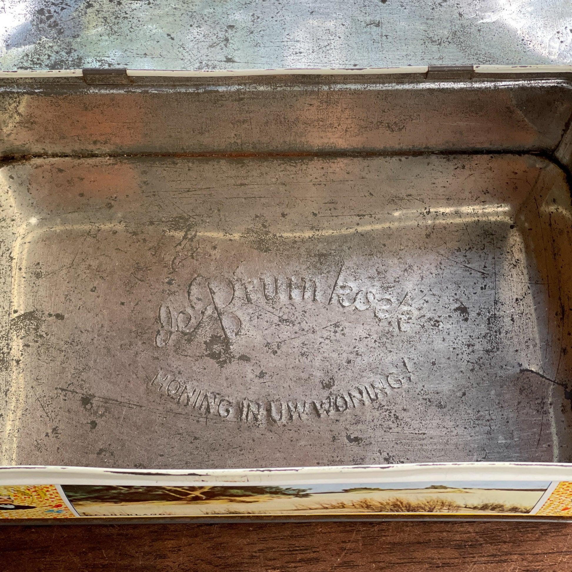 Antiek blik van De Bruinkoek - Bamestra Curiosa