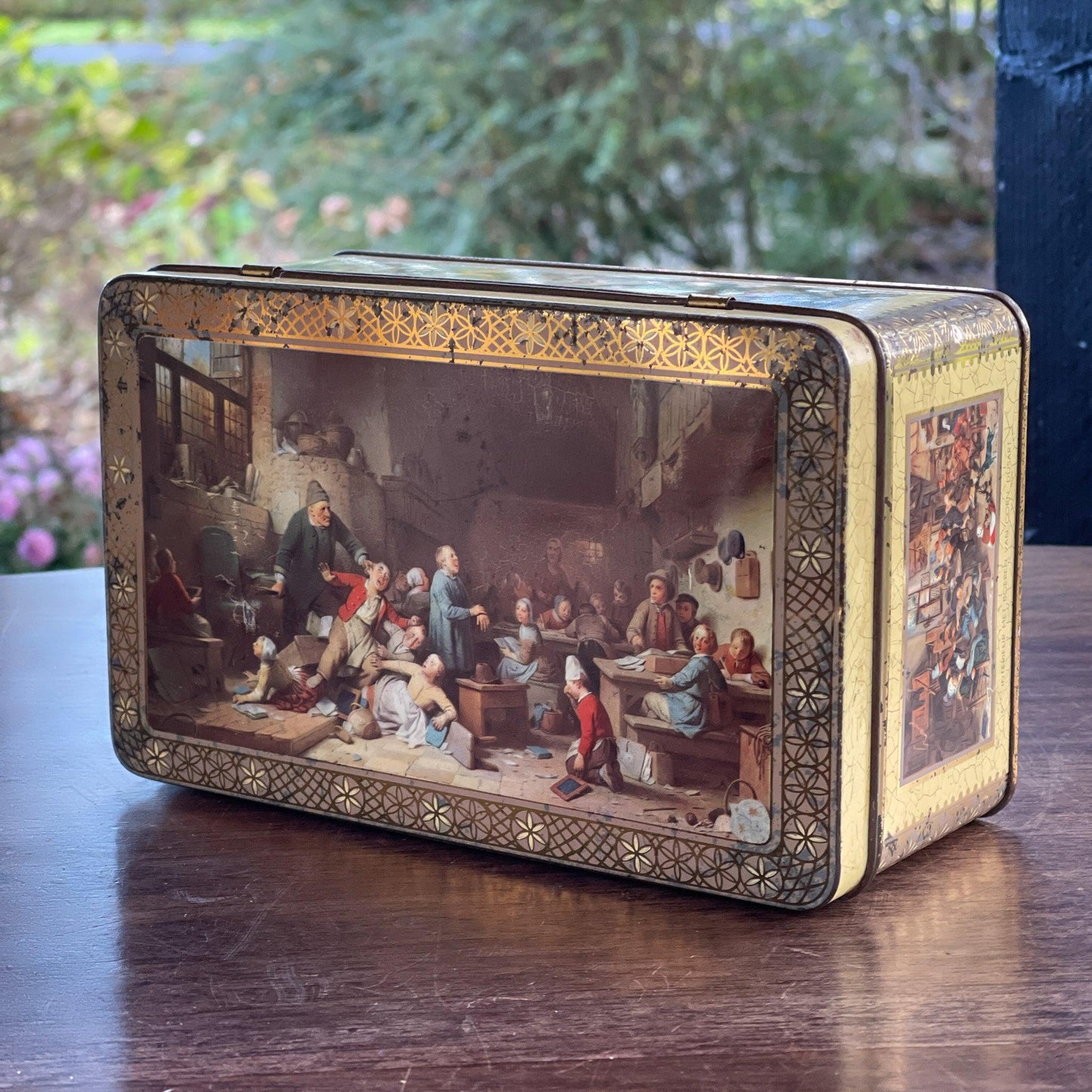 Antiek blik van De Gruijter - Bamestra Curiosa