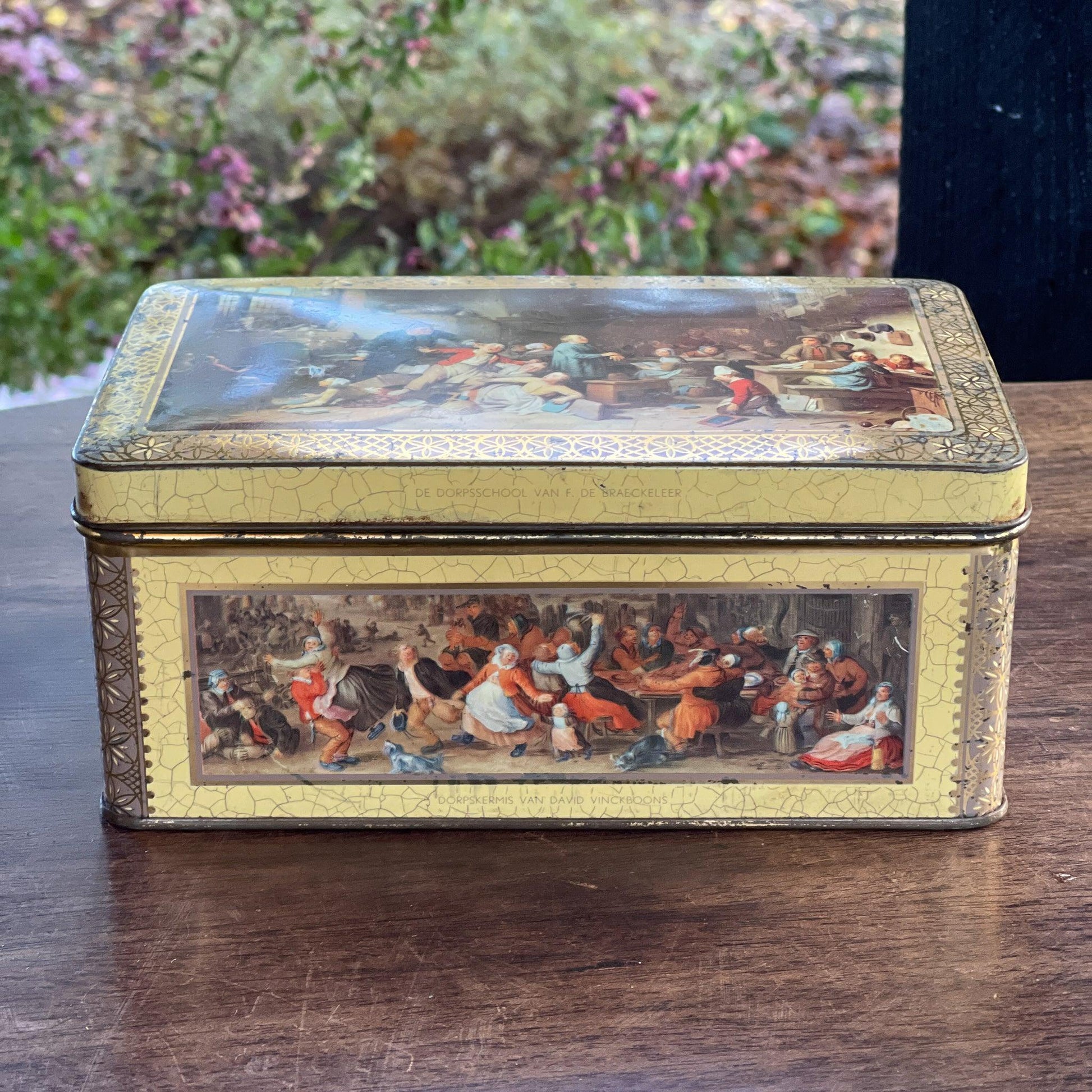 Antiek blik van De Gruijter - Bamestra Curiosa