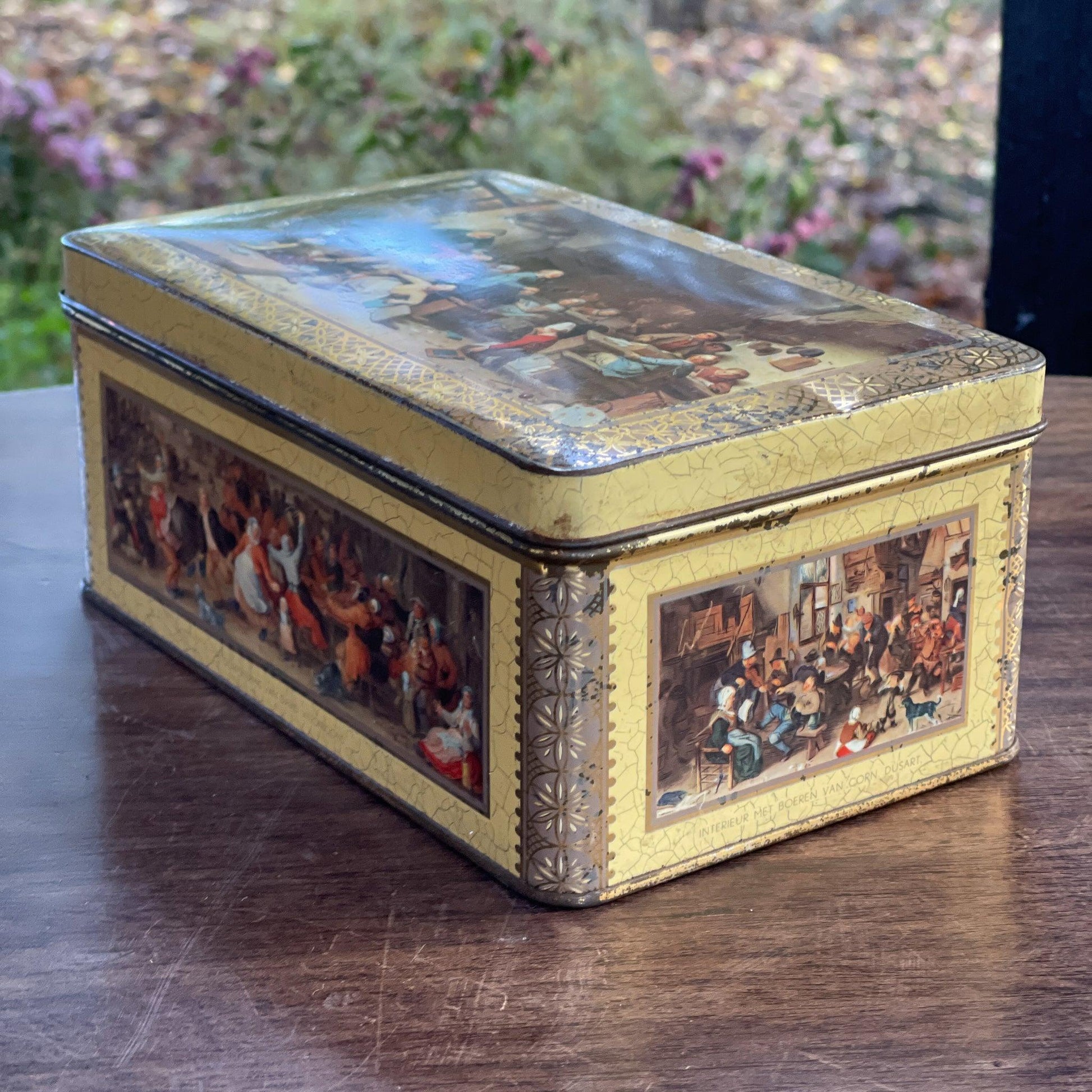 Antiek blik van De Gruijter - Bamestra Curiosa