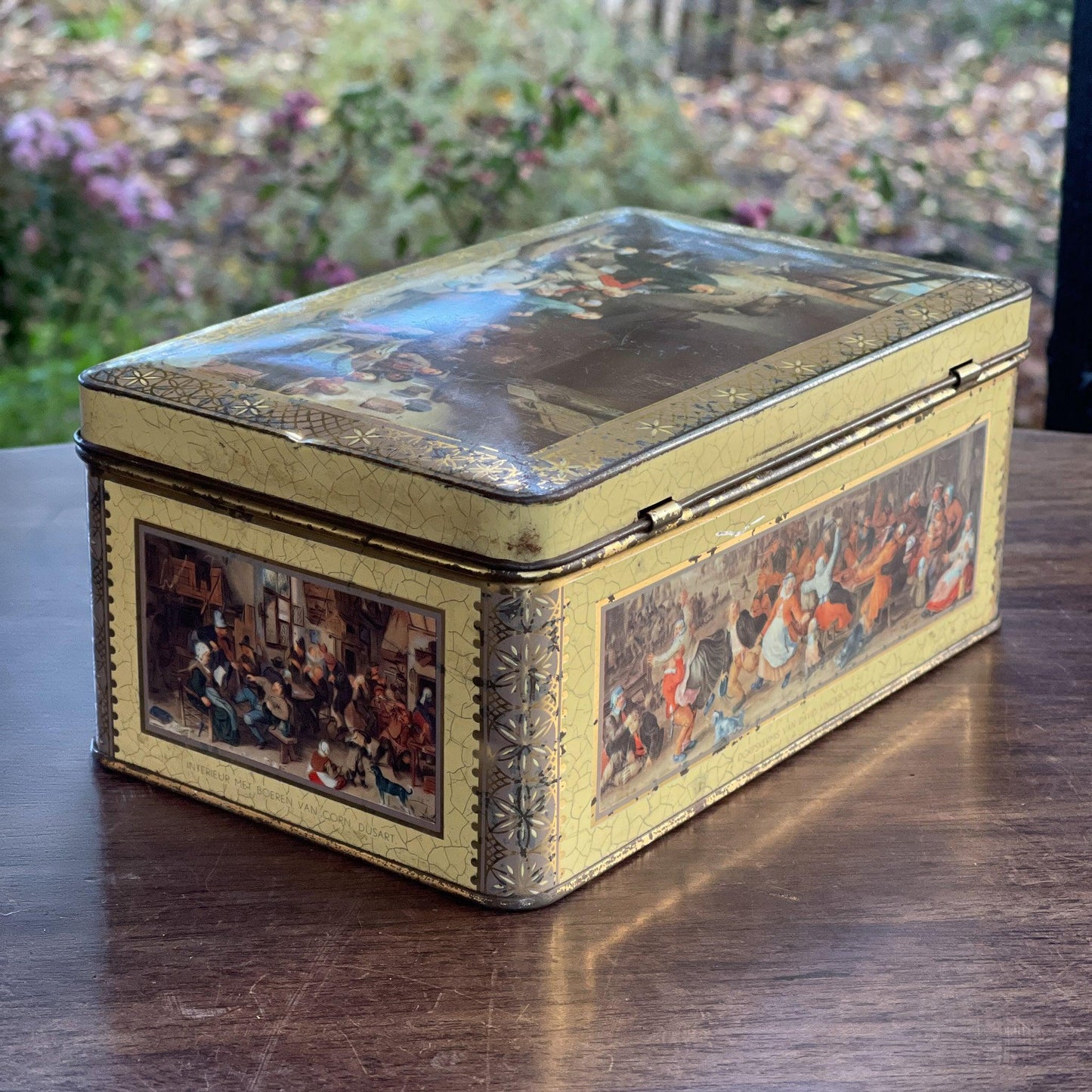 Antiek blik van De Gruijter - Bamestra Curiosa