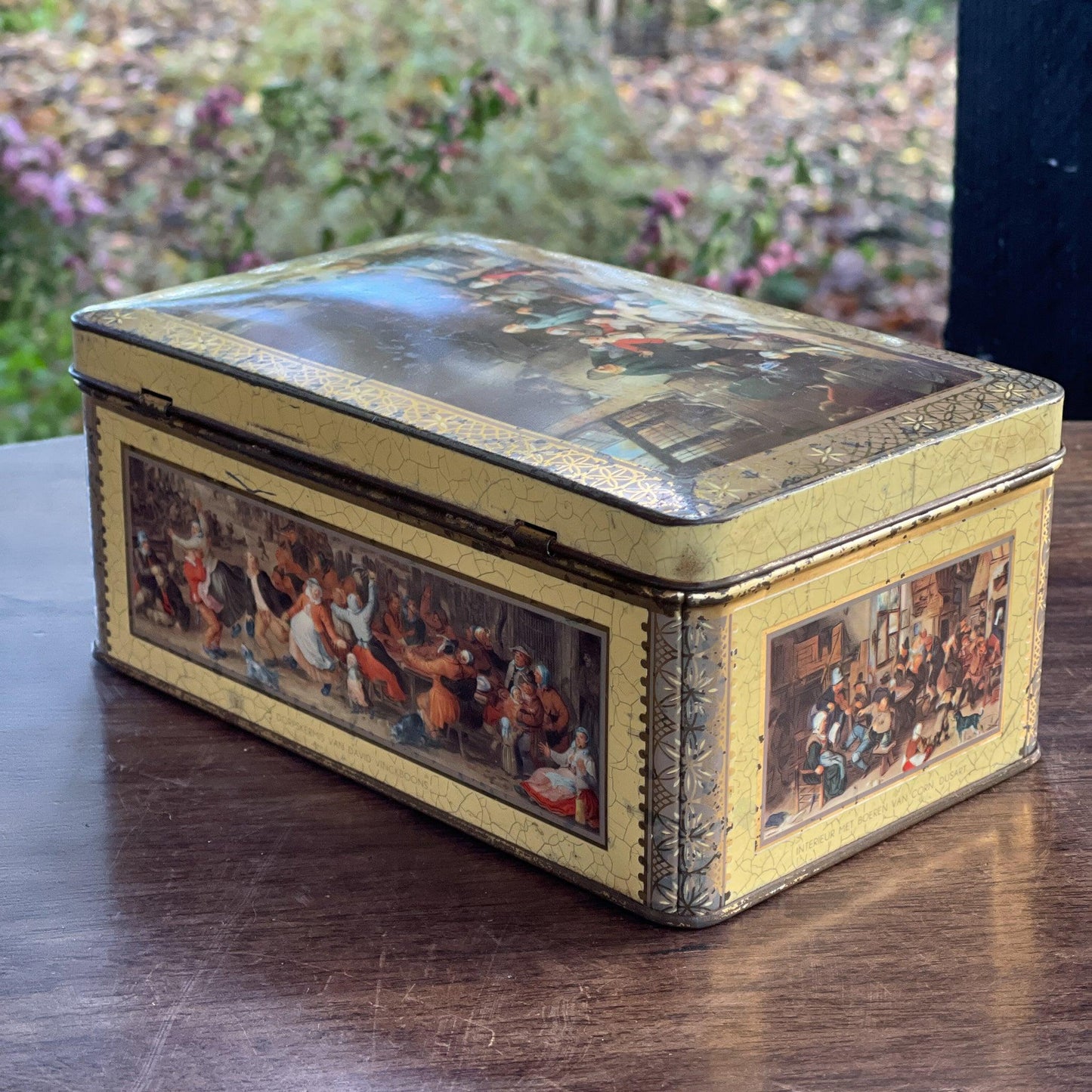 Antiek blik van De Gruijter - Bamestra Curiosa