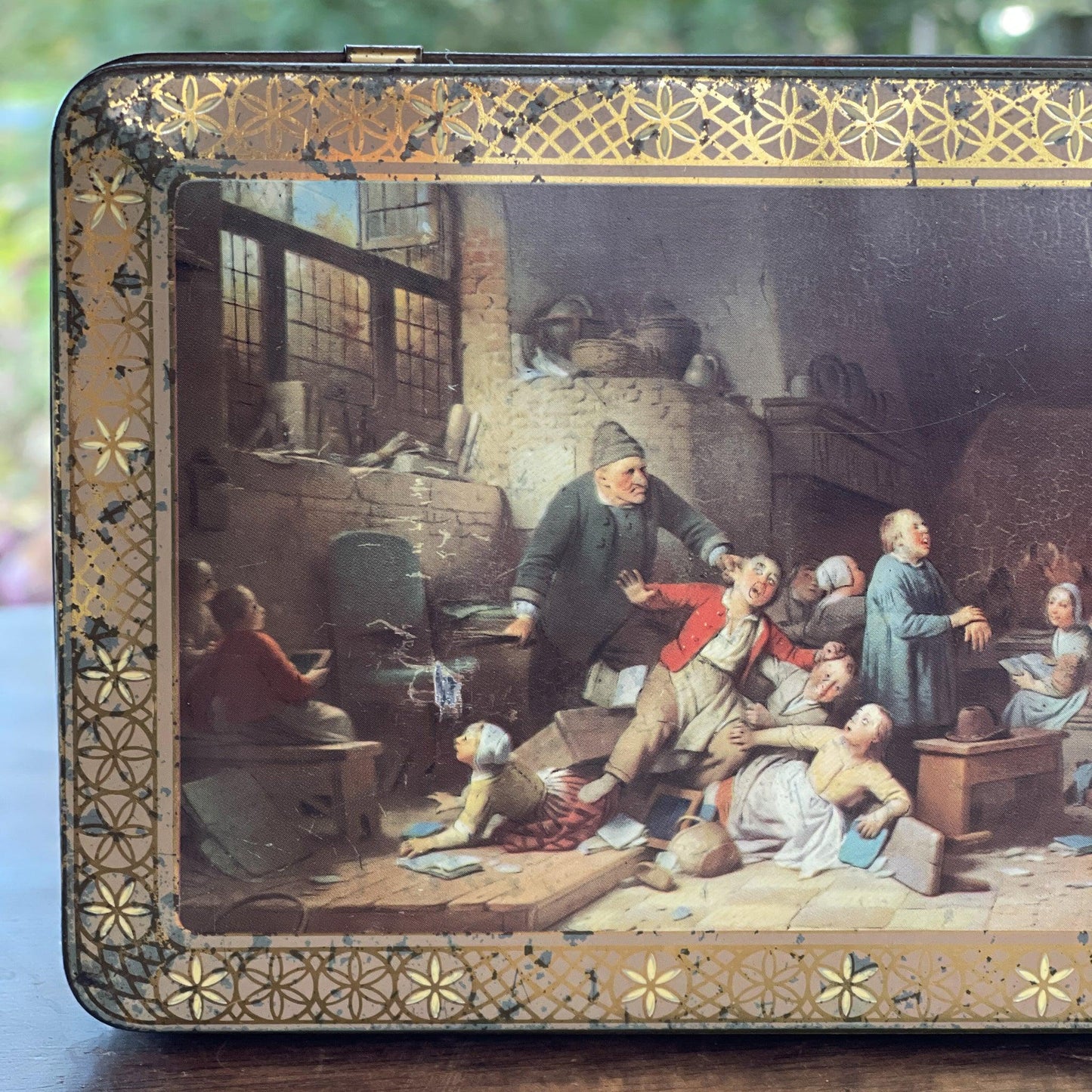 Antiek blik van De Gruijter - Bamestra Curiosa