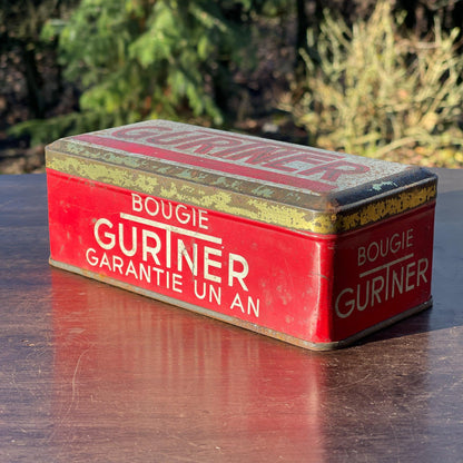 Antiek blik van Gurtner Bougie - Bamestra Curiosa