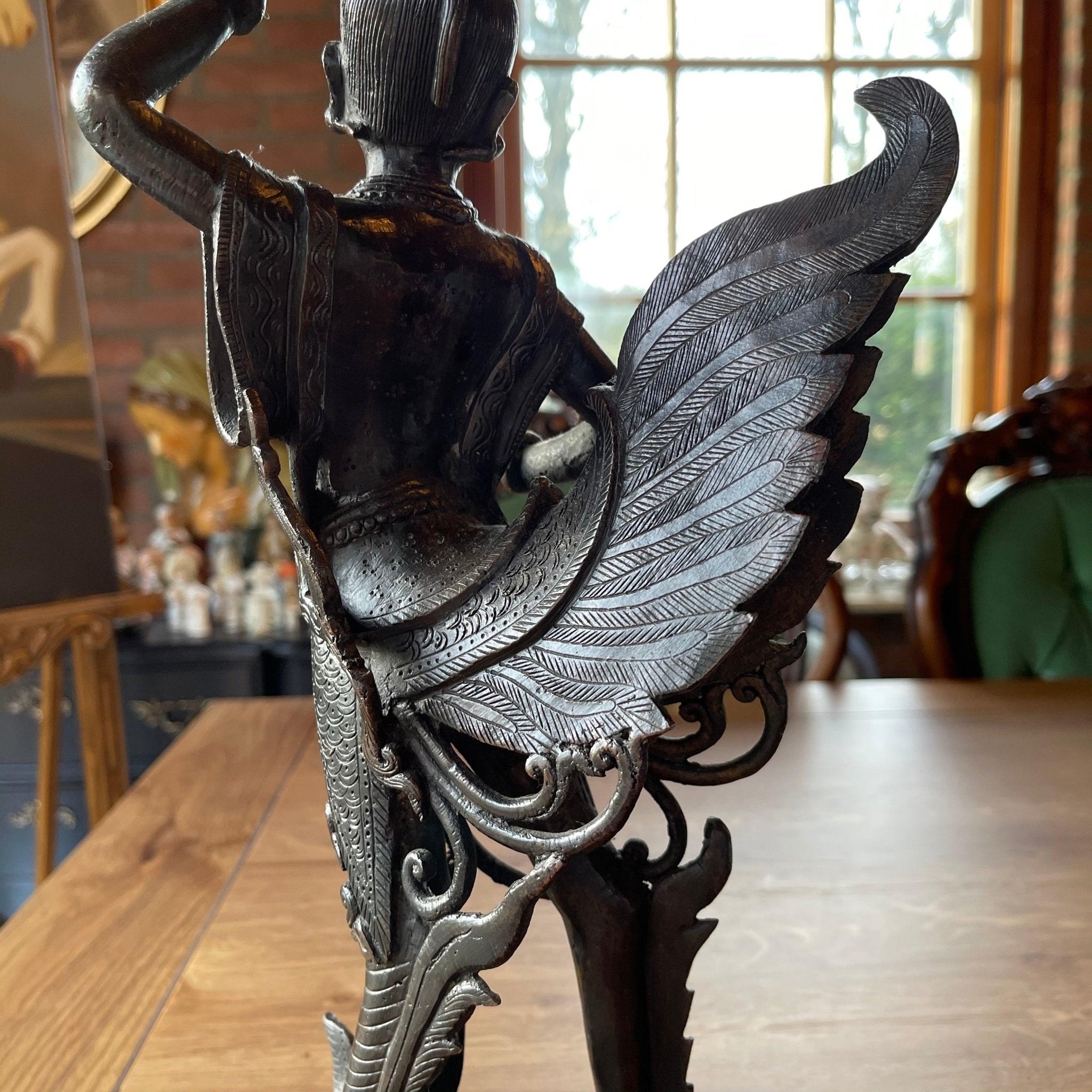 Antiek bronzen beeld Kinnara - The Collectionist