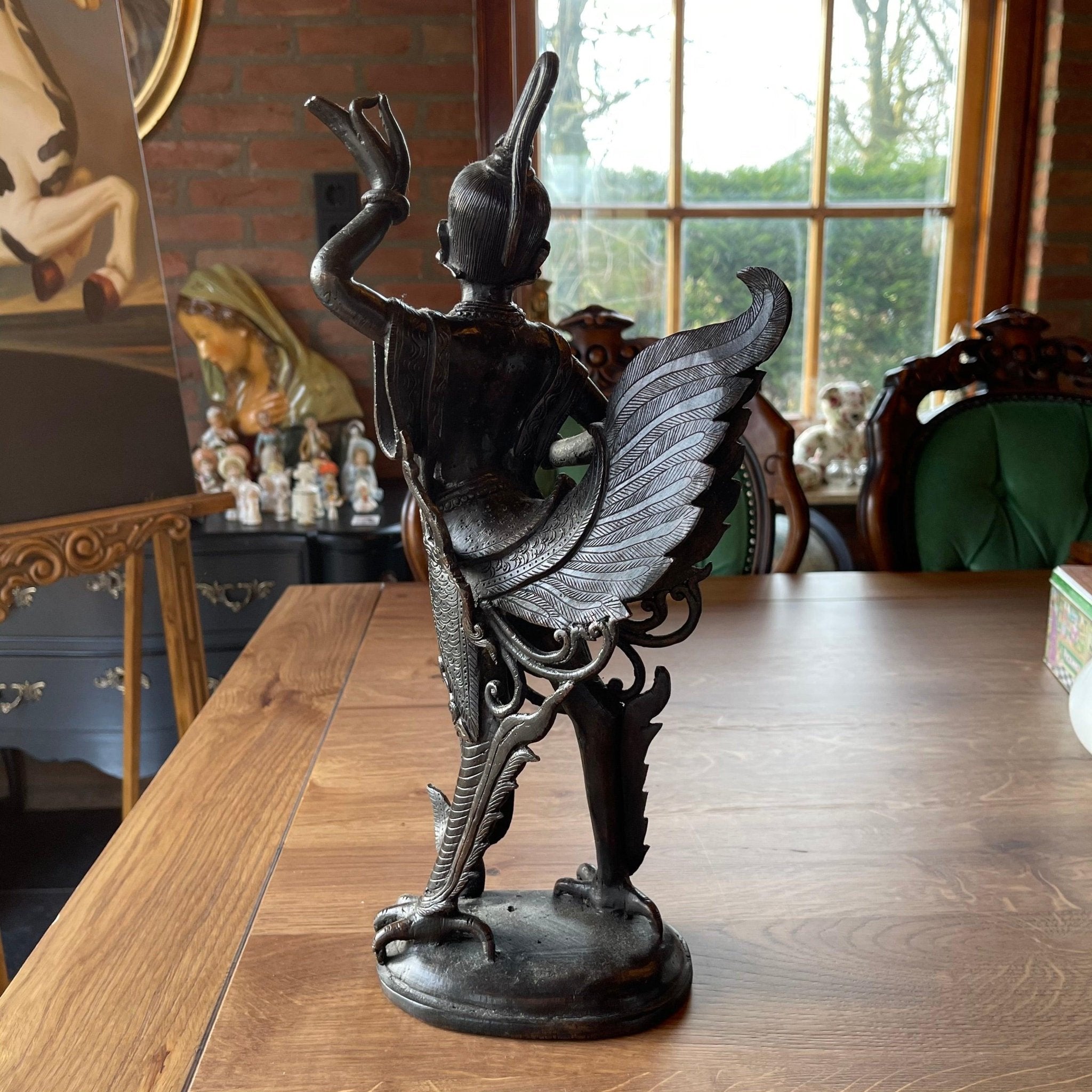 Antiek bronzen beeld Kinnara - The Collectionist