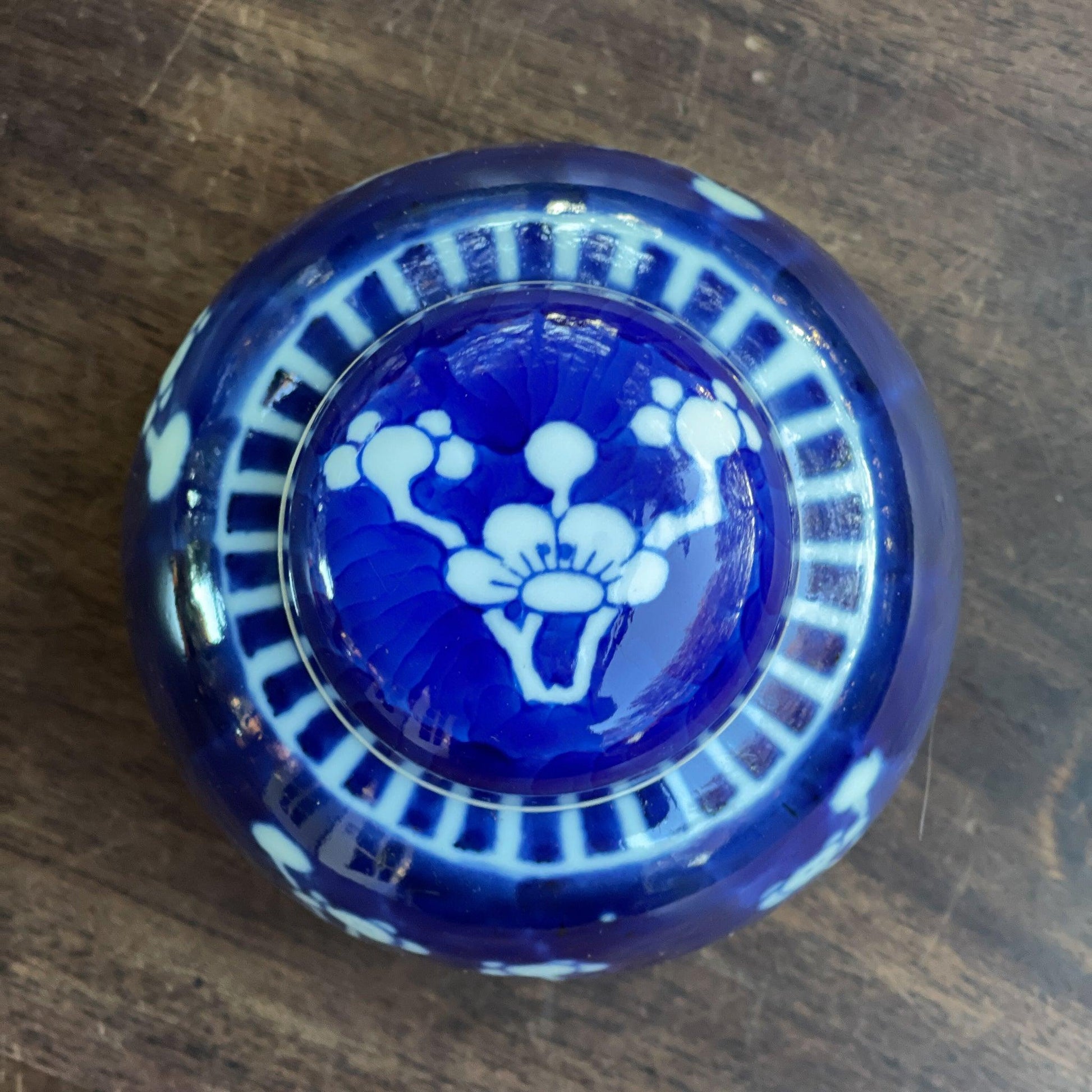 Antiek Chinees Gemberpotje met kurk - Bamestra Curiosa