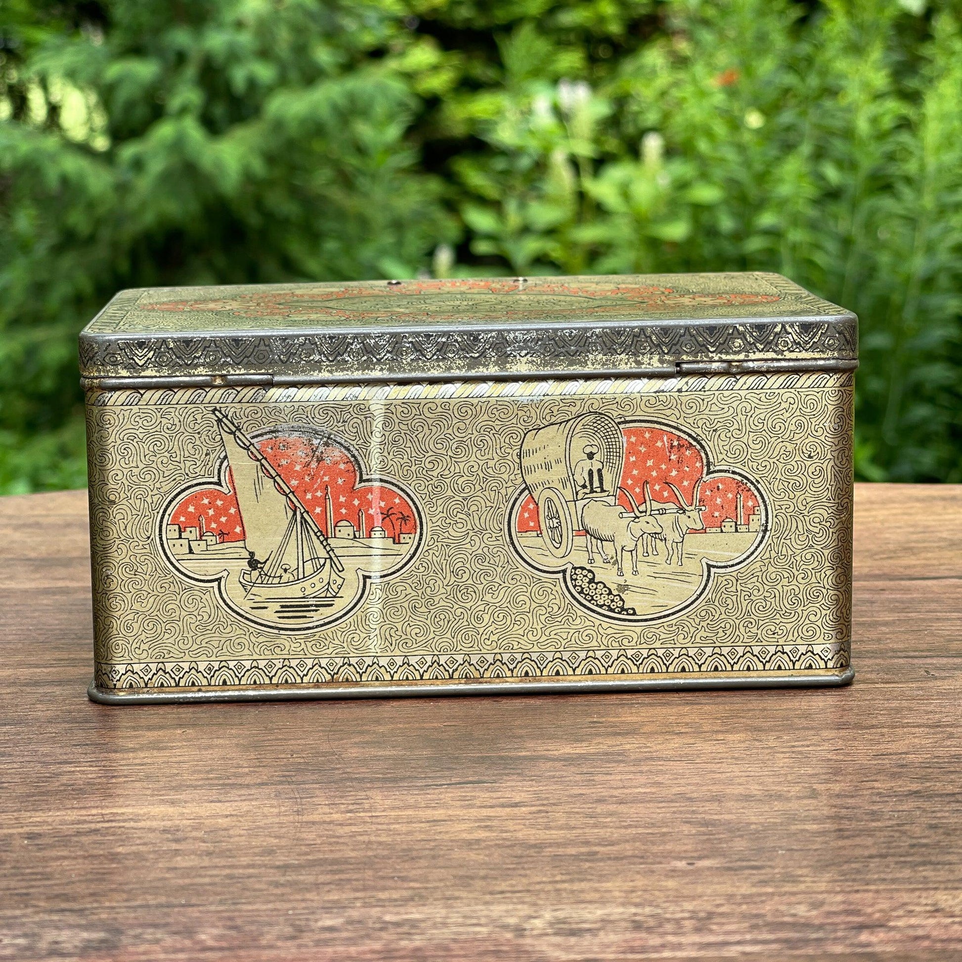 Antiek goud Art Deco blik De Gruyter - Bamestra Curiosa