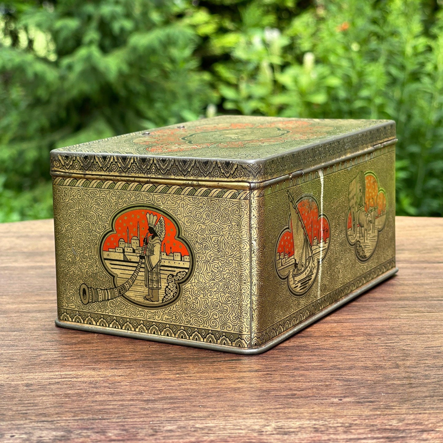 Antiek goud Art Deco blik De Gruyter - Bamestra Curiosa