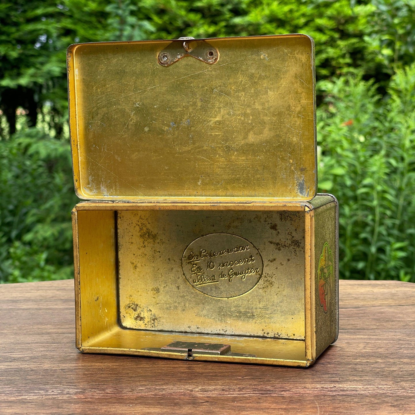 Antiek goud Art Deco blik De Gruyter - Bamestra Curiosa