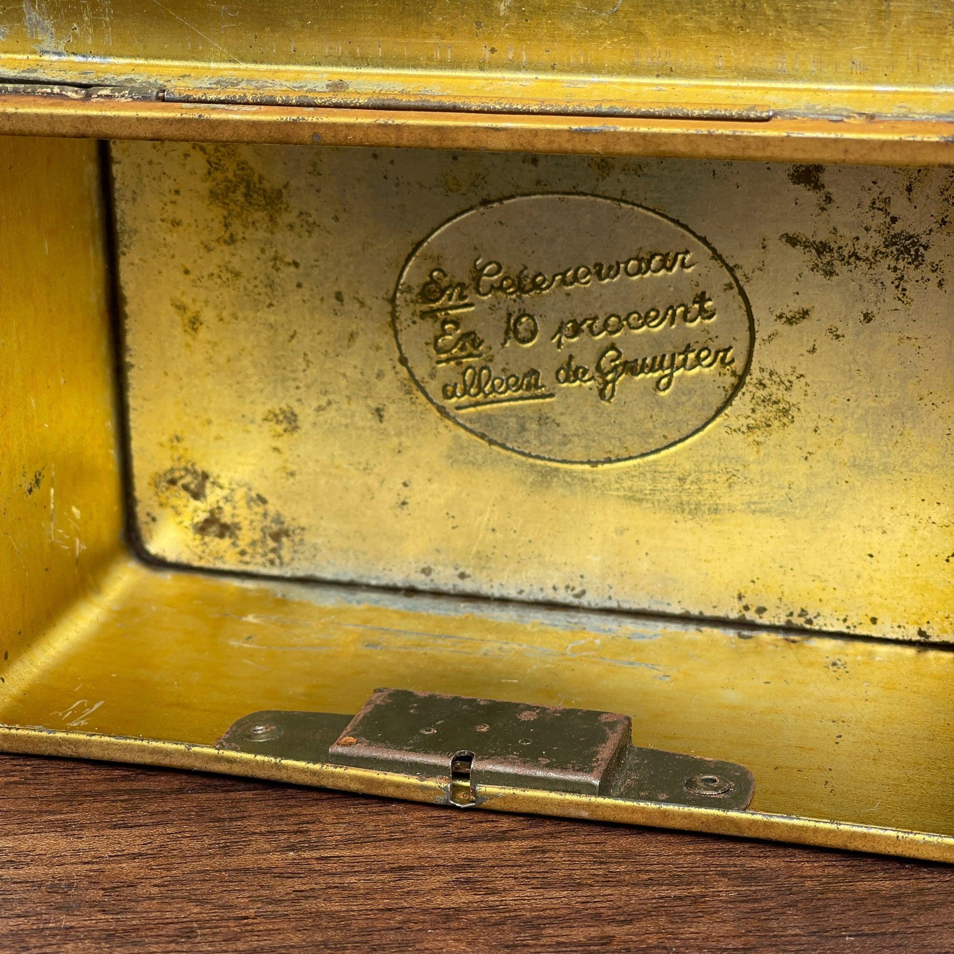 Antiek goud Art Deco blik De Gruyter - Bamestra Curiosa