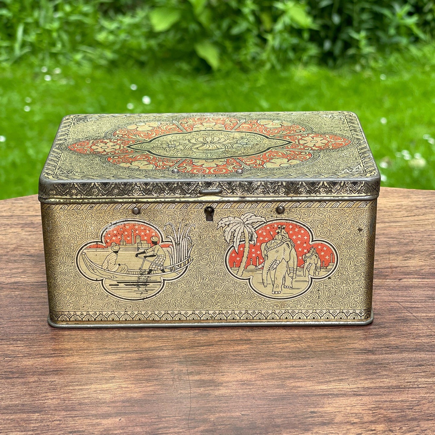 Antiek goud Art Deco blik De Gruyter - Bamestra Curiosa