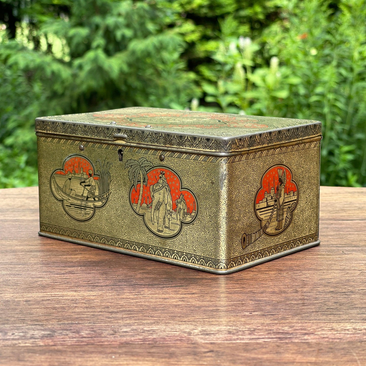 Antiek goud Art Deco blik De Gruyter - Bamestra Curiosa