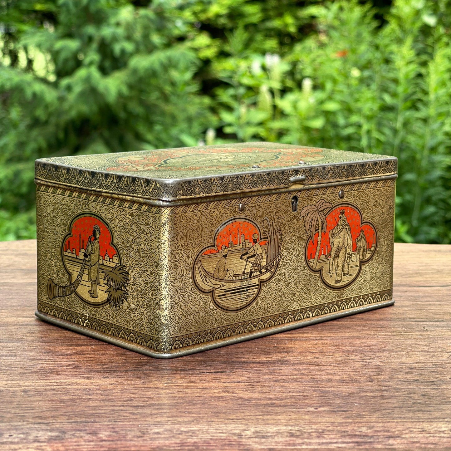 Antiek goud Art Deco blik De Gruyter - Bamestra Curiosa