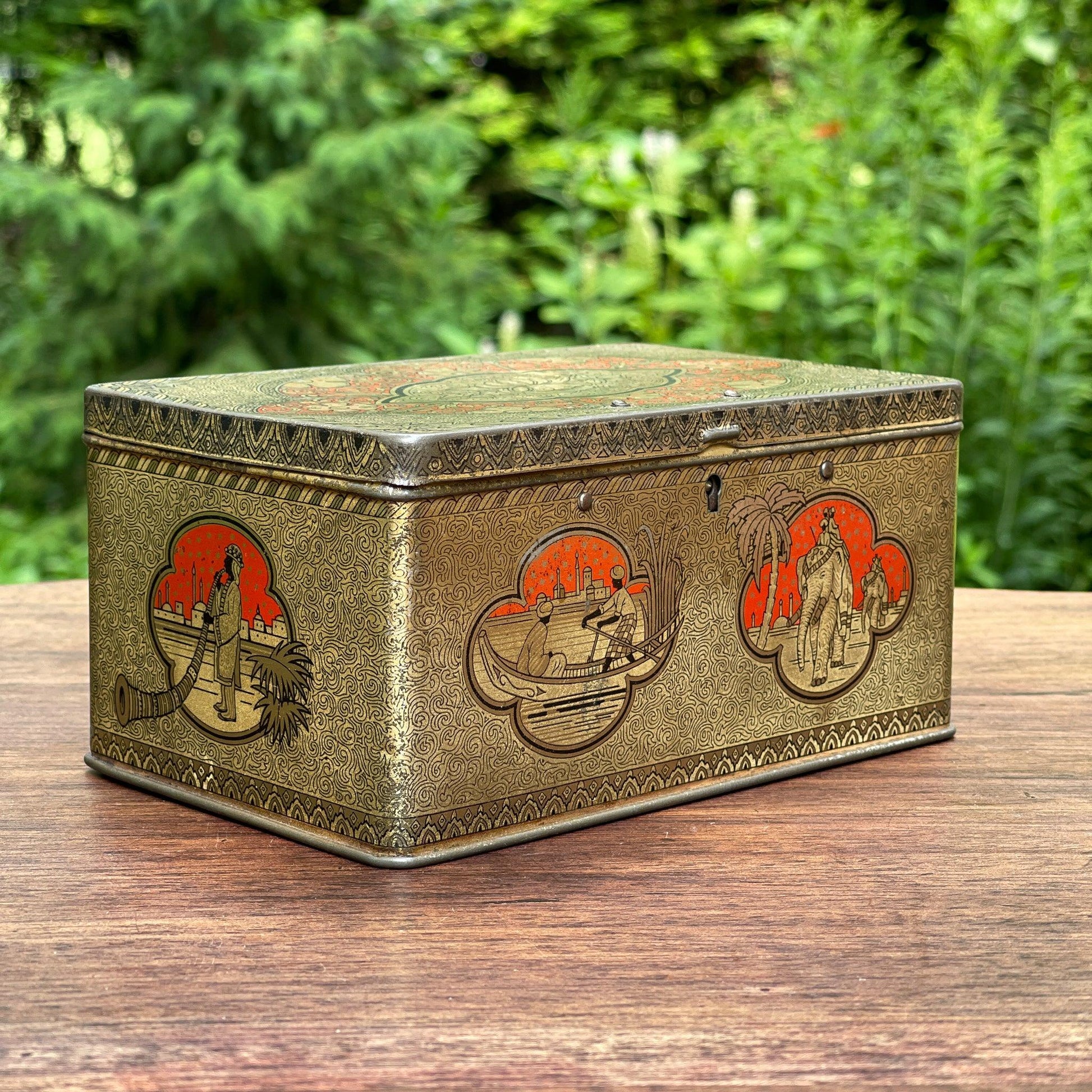 Antiek goud Art Deco blik De Gruyter - Bamestra Curiosa