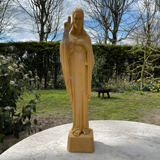 Antiek heiligenbeeld van Jezus - Bamestra Curiosa