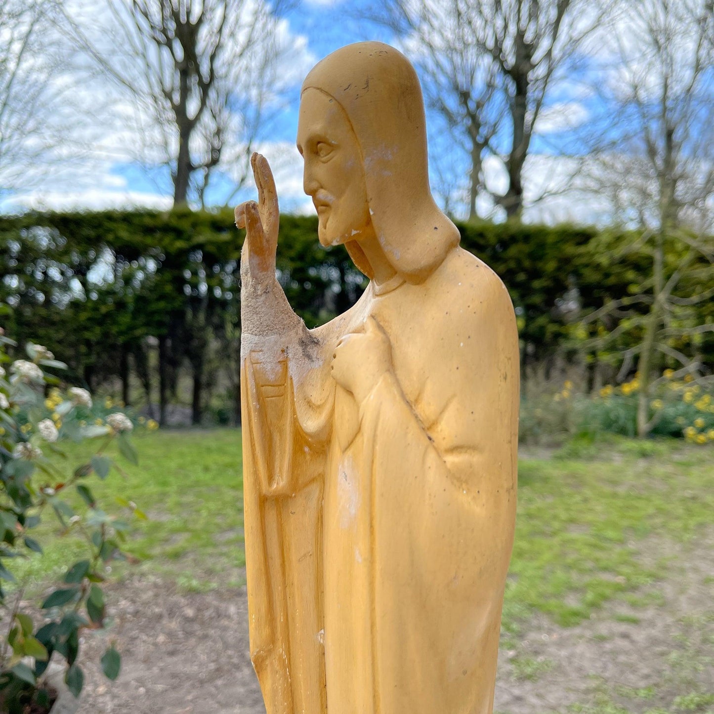 Antiek heiligenbeeld van Jezus - Bamestra Curiosa